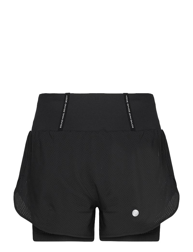 Asics - ROAD 2-N-1 3.5IN SHORT - löparshorts - performance black/performance black - 1