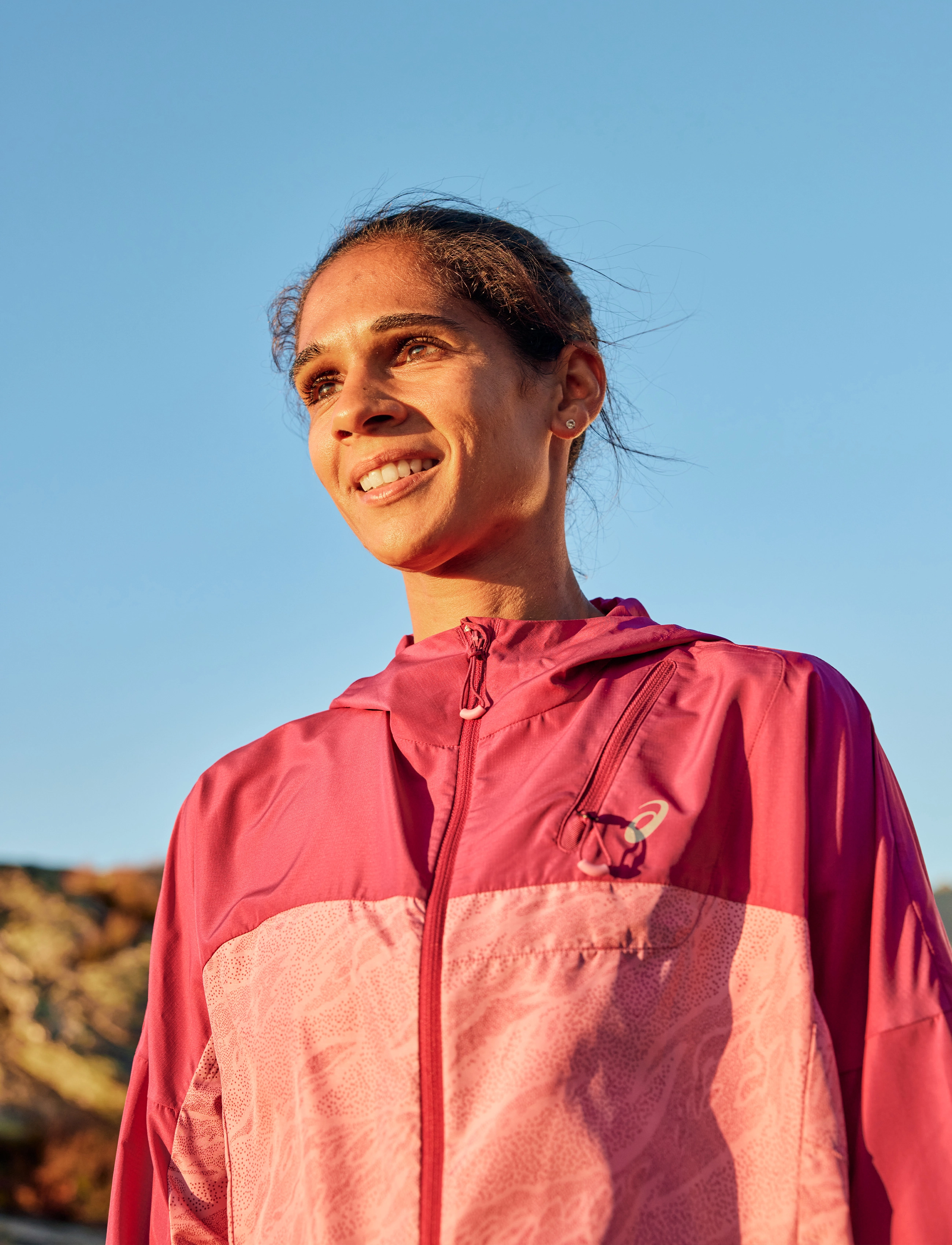 Asics - FUJITRAIL PACKABLE WINDBREAKER - soft berry/blackberry - 3