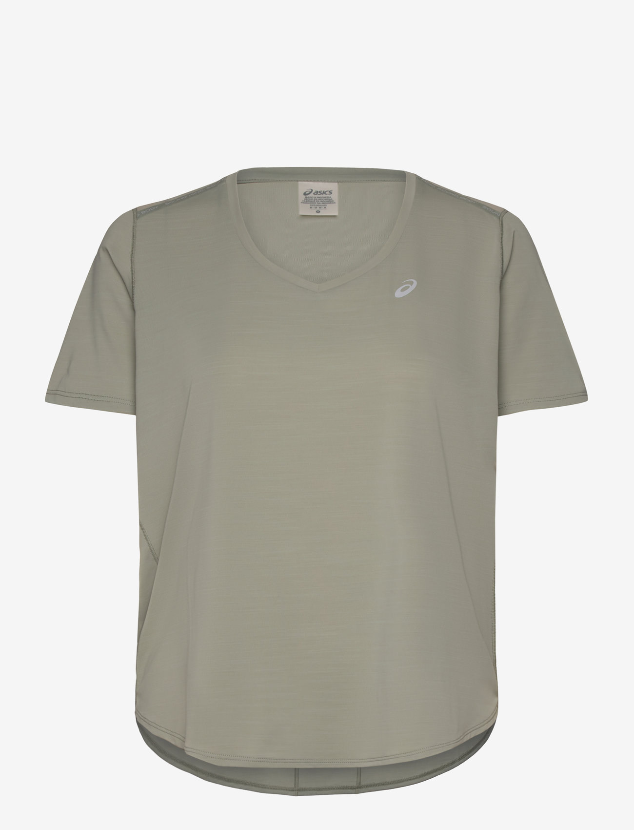 Asics - ROAD V-NECK SS TOP - t-särgid - olive grey - 0