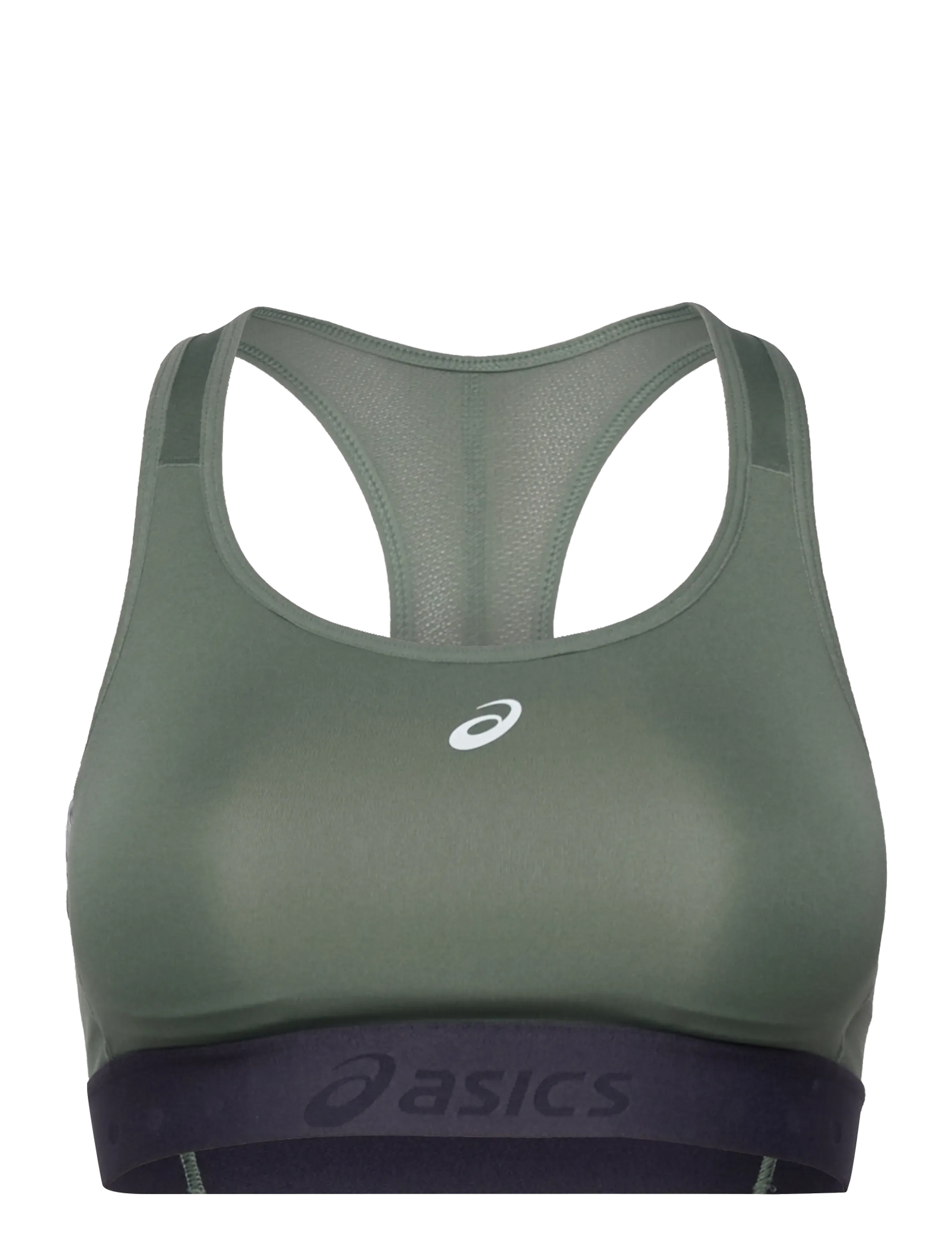 Asics Road Compression Bra, Kvinder, Racerback Kompressions Sports-bh, Grøn, Str: XS