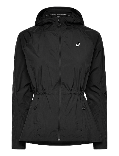 Asics ROAD PACKABLE JACKET - Kleidung - PERFORMANCE BLACK / black