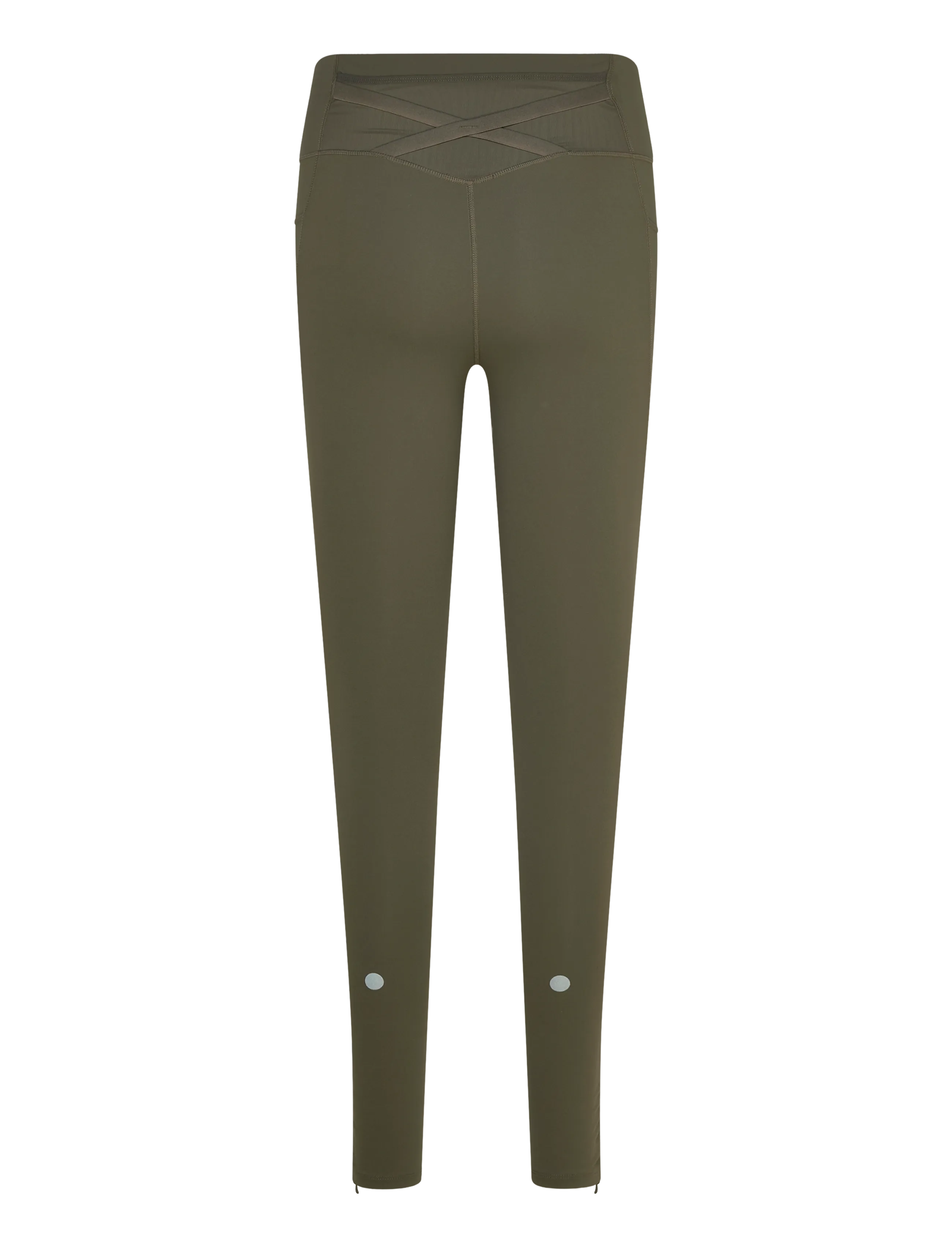 Asics - NAGINO RUN ADJUSTABLE TIGHT - fuld længde - dark olive - 1