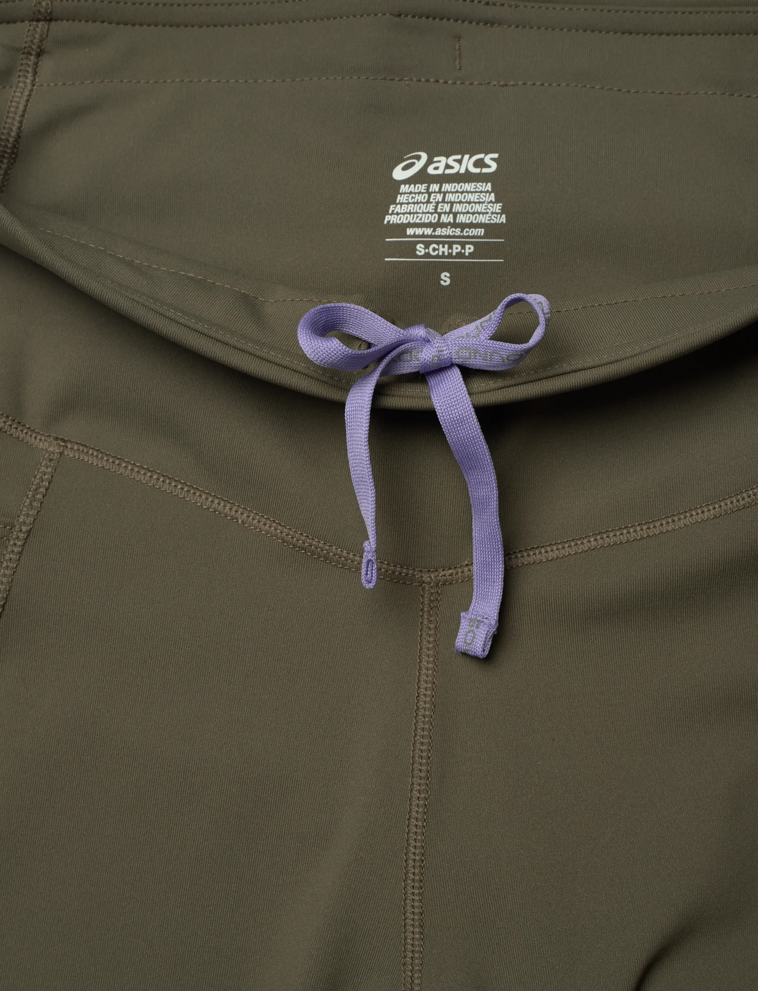 Asics - NAGINO RUN ADJUSTABLE TIGHT - fuld længde - dark olive - 5