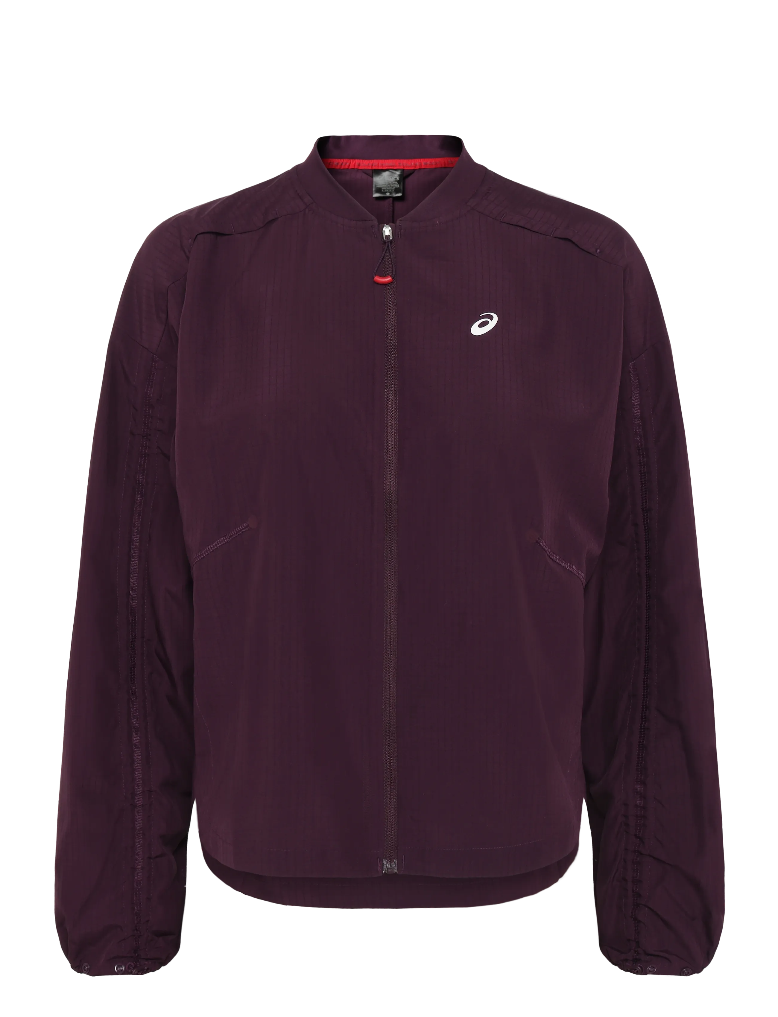 Asics NAGINO RUN ADJUSTABLE JACKET - Alles anzeigen - DARK AUBERGINE / burgundy