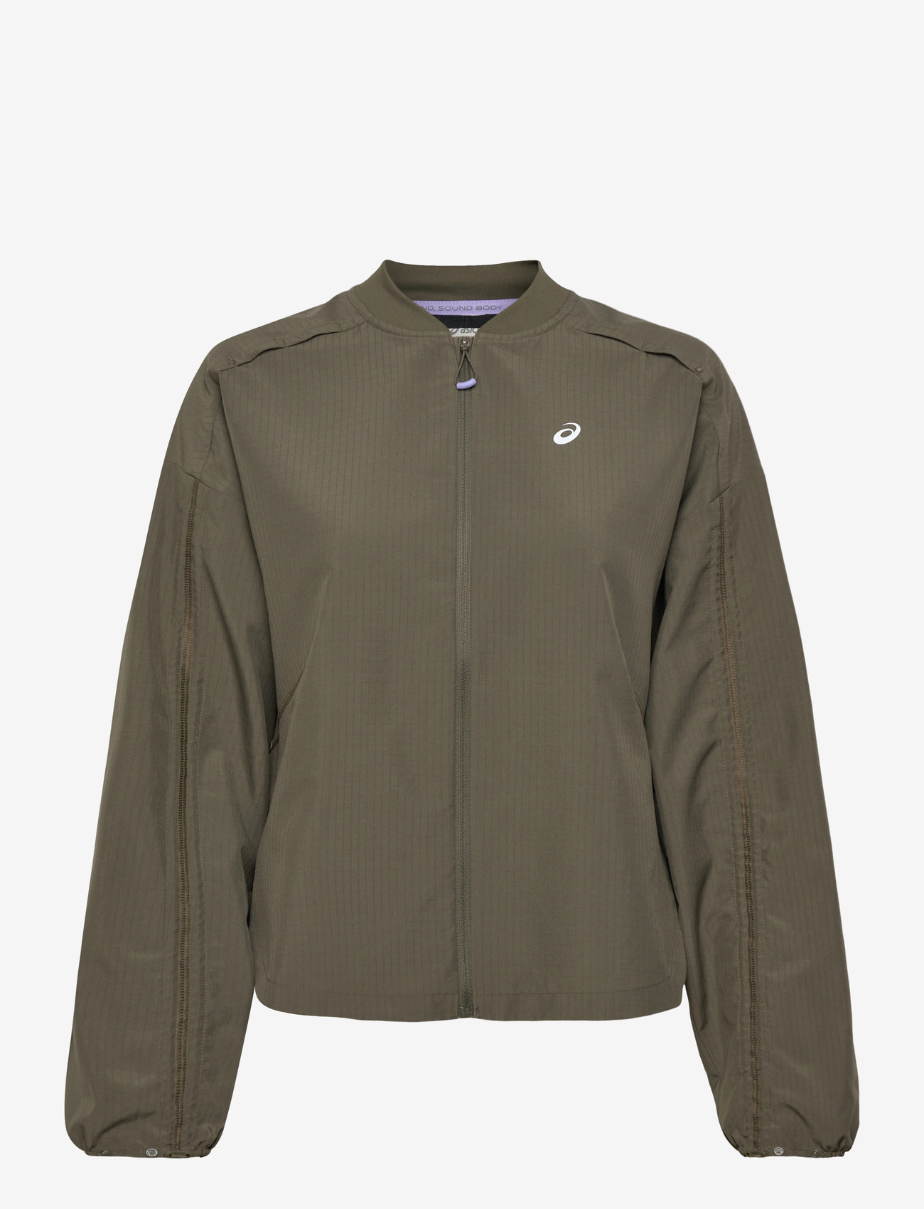 Asics - NAGINO RUN ADJUSTABLE JACKET - sportjacken - dark olive - 0