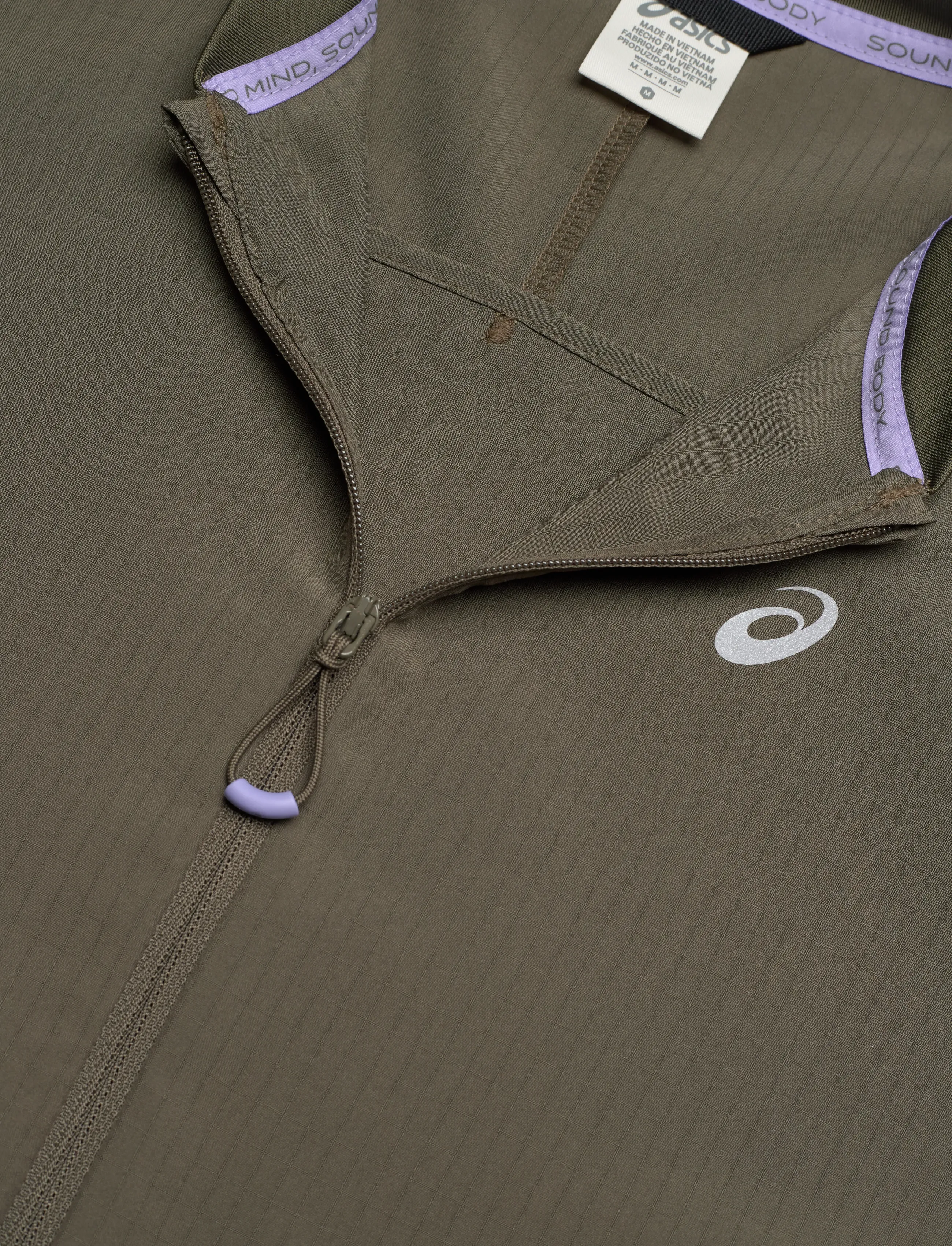 Asics - NAGINO RUN ADJUSTABLE JACKET - sports jackets - dark olive - 2