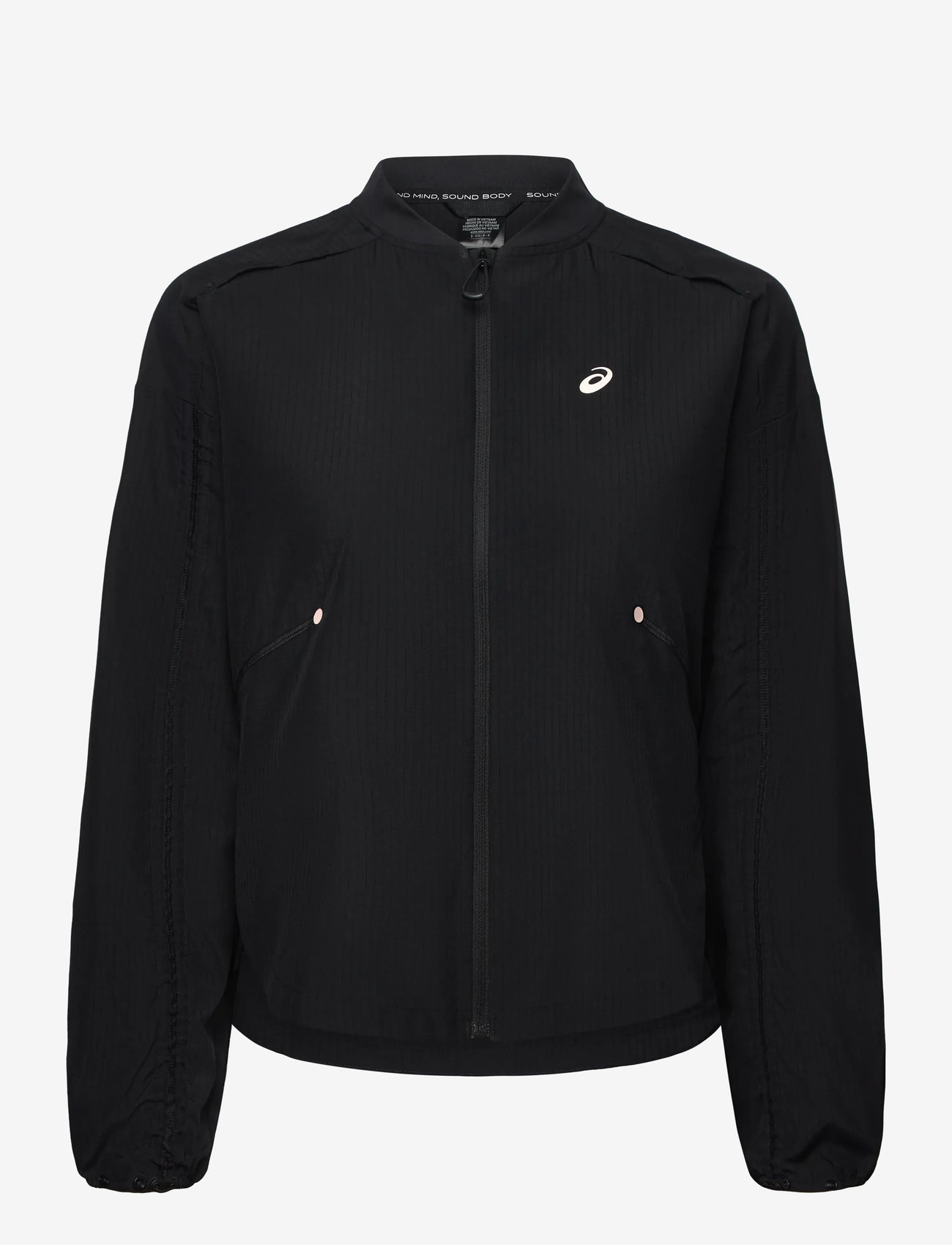 Asics - NAGINO RUN ADJUSTABLE JACKET - sportsjakker - performance black - 0