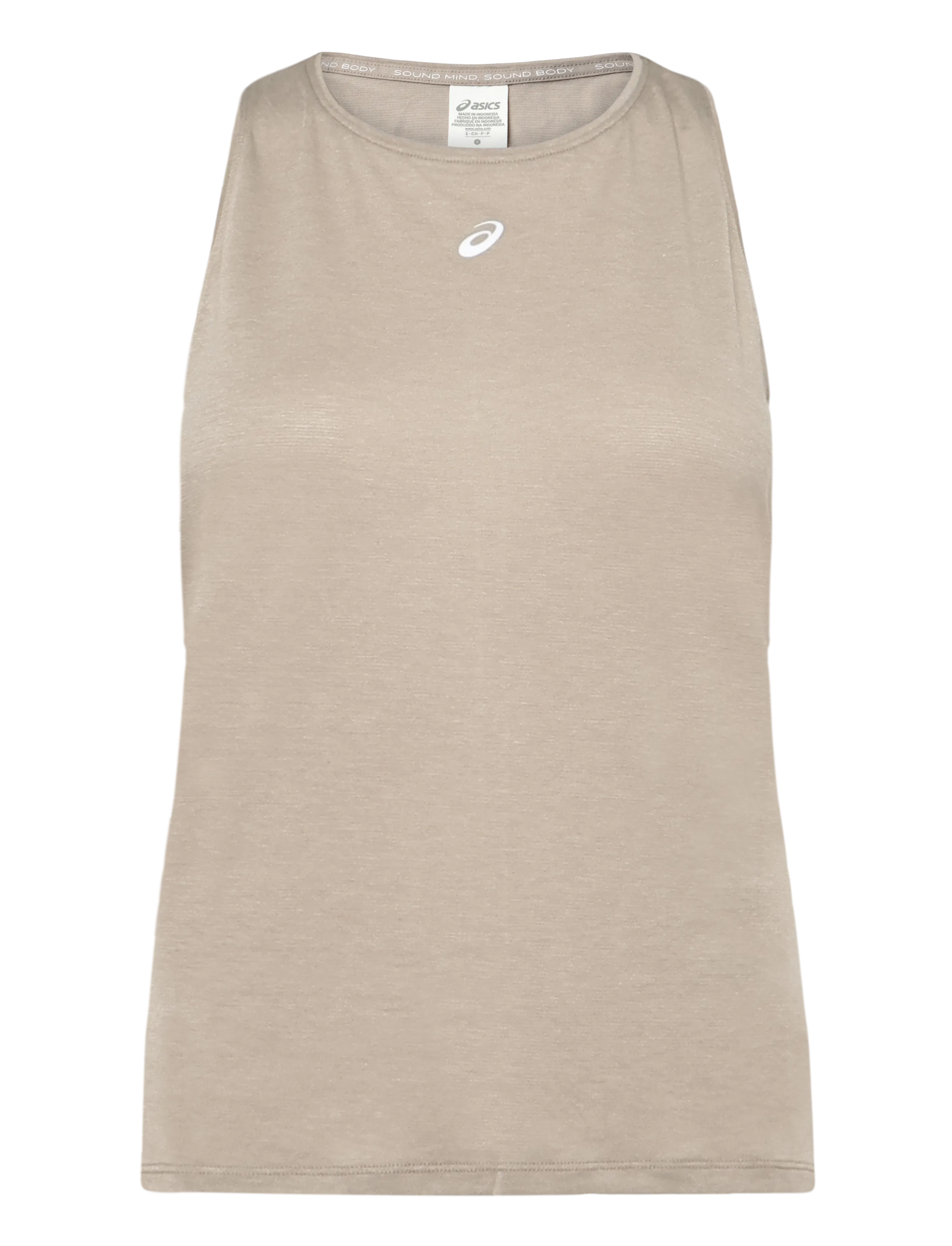 Asics NAGINO RUN ADJUSTABLE TANK - Tank tops - GREIGE / beige