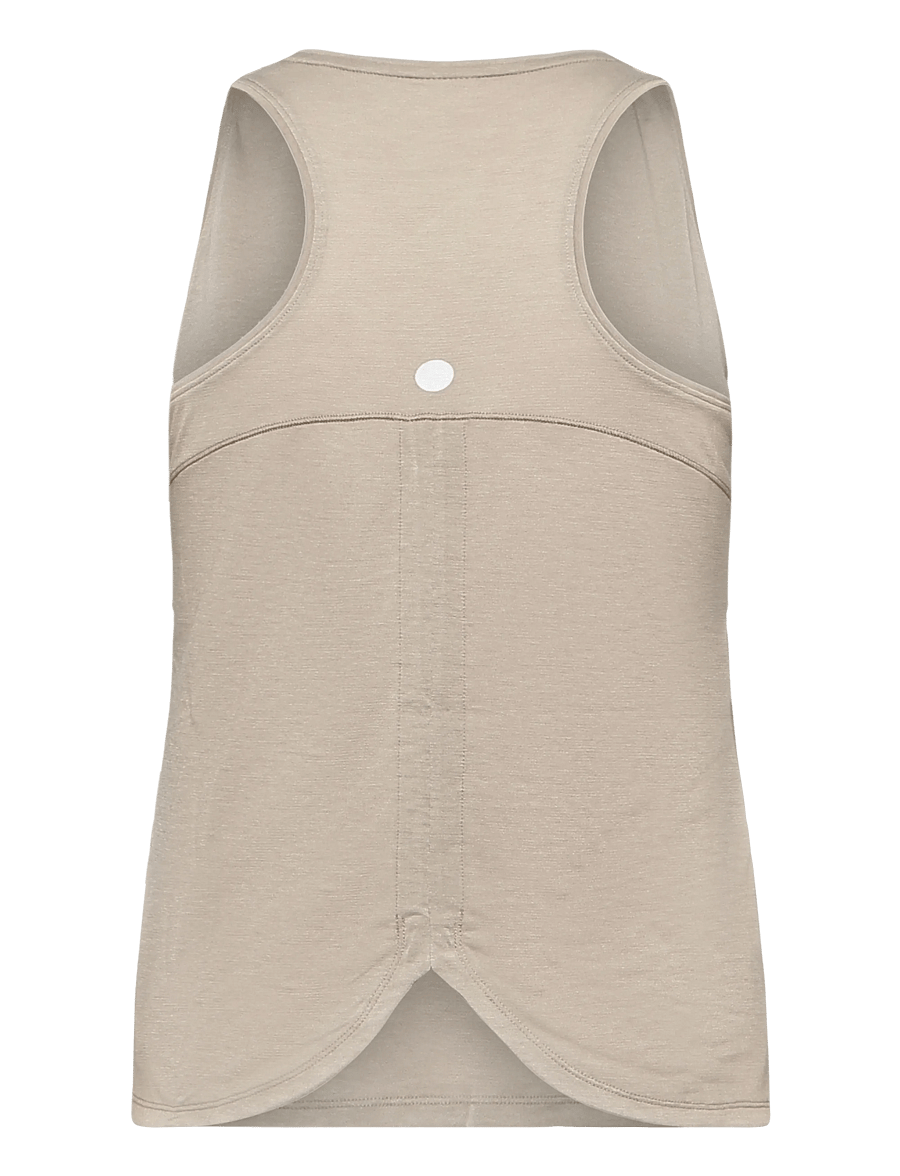 Asics - NAGINO RUN ADJUSTABLE TANK - tank tops - greige - 1
