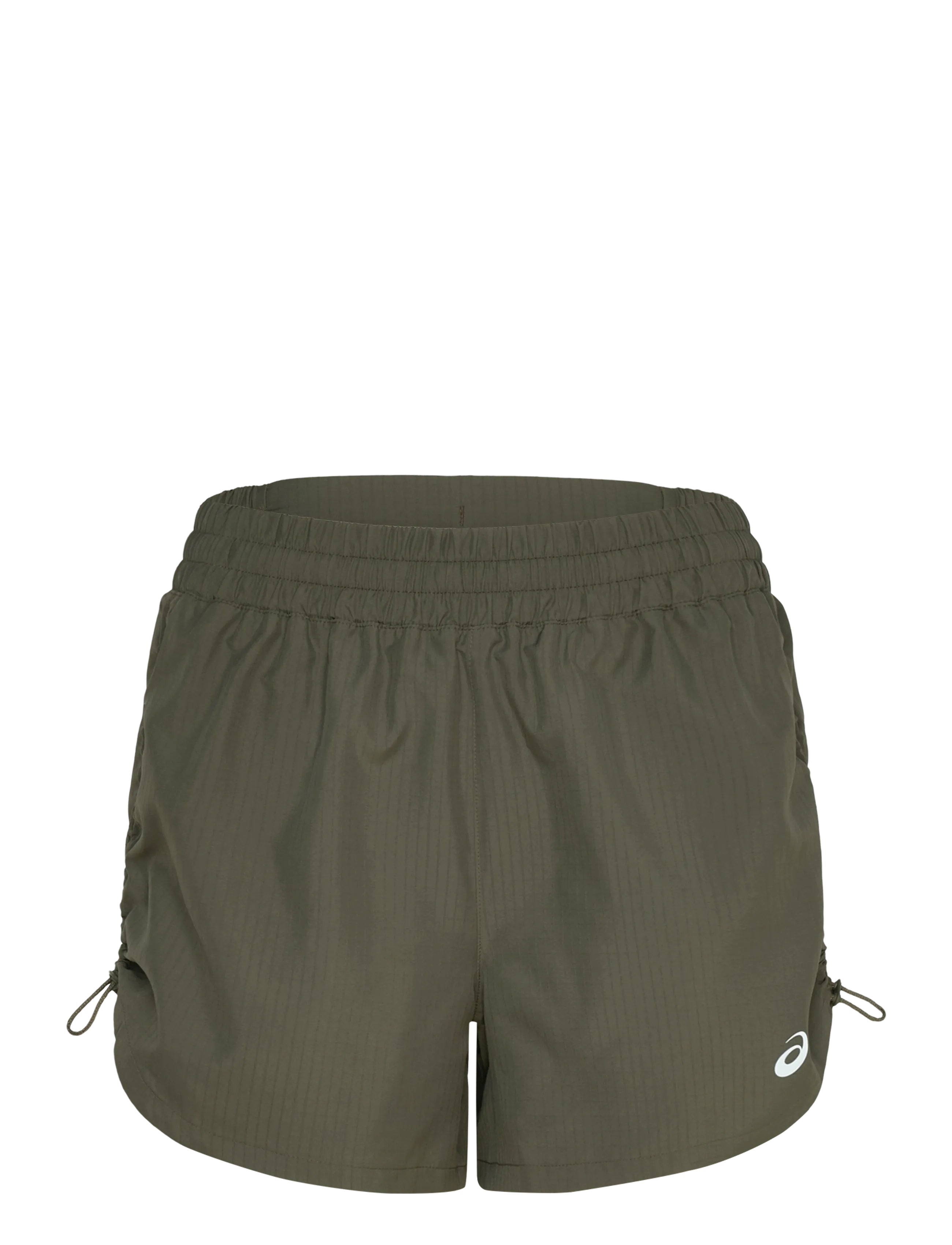 Asics NAGINO RUN ADJUSTABLE 4IN SHORT - ASICS - DARK OLIVE / khaki/green