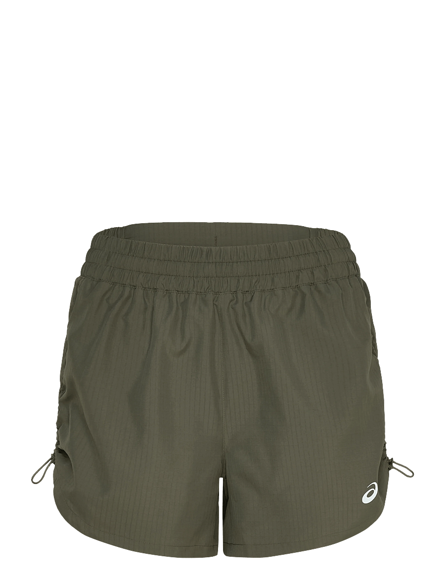 Asics - NAGINO RUN ADJUSTABLE 4IN SHORT - hardloopshorts - dark olive - 0