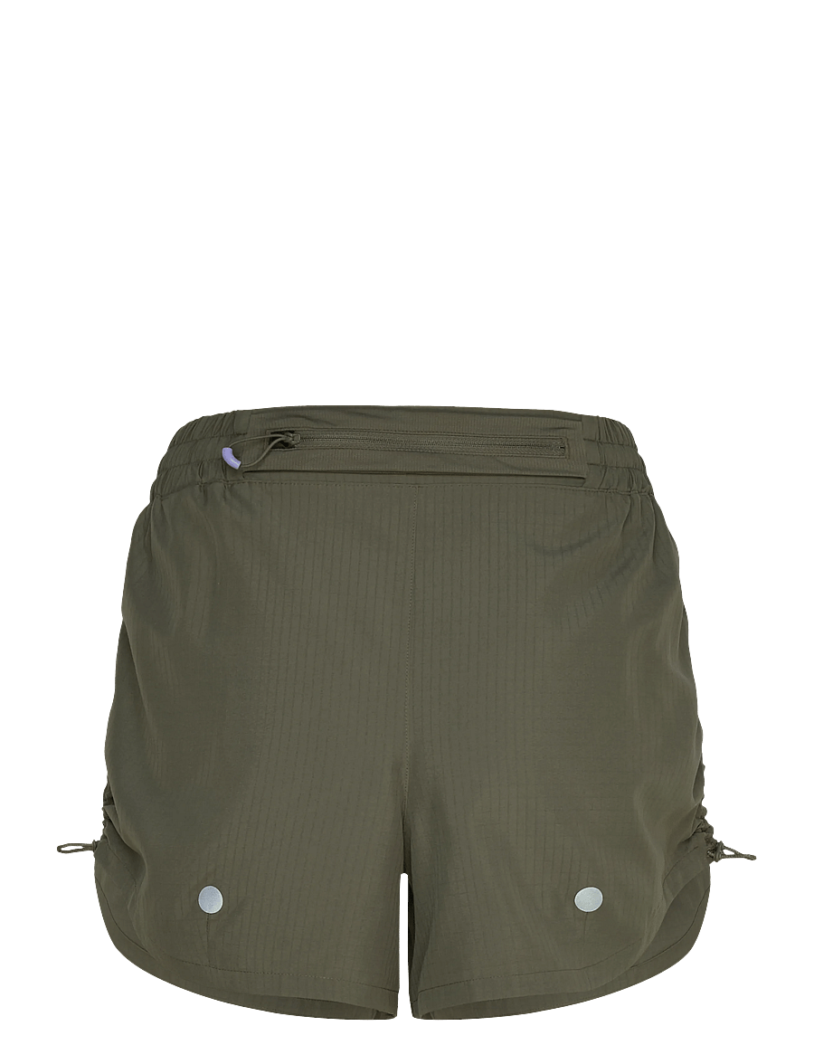 Asics - NAGINO RUN ADJUSTABLE 4IN SHORT - hardloopshorts - dark olive - 1
