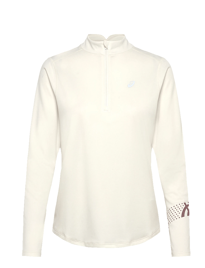 Asics - ASICS ICON 1/2 ZIP LS TOP - langarmshirts - cream - 0