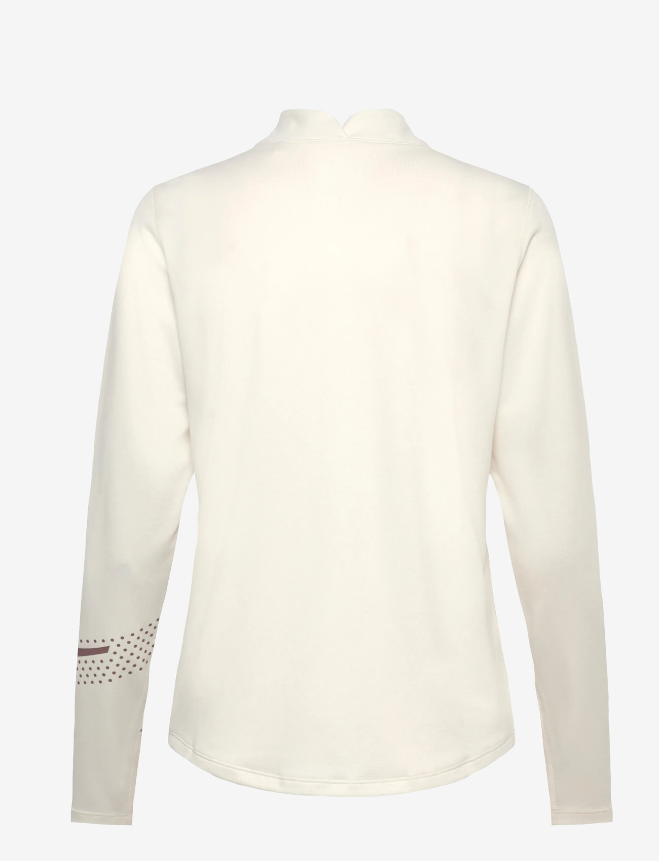 Asics - ASICS ICON 1/2 ZIP LS TOP - langærmede t-shirts - cream - 1
