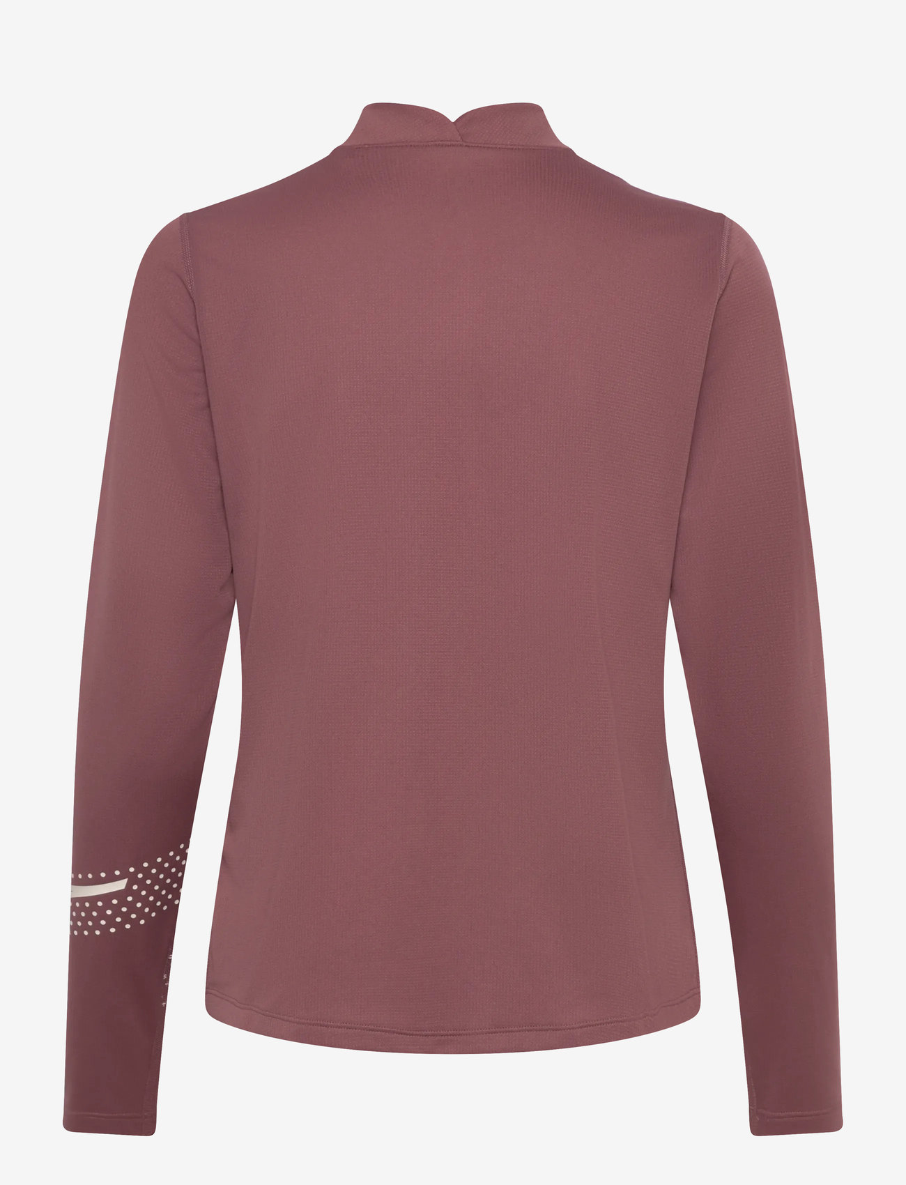 Asics - ASICS ICON 1/2 ZIP LS TOP - langærmede t-shirts - rubble red - 1