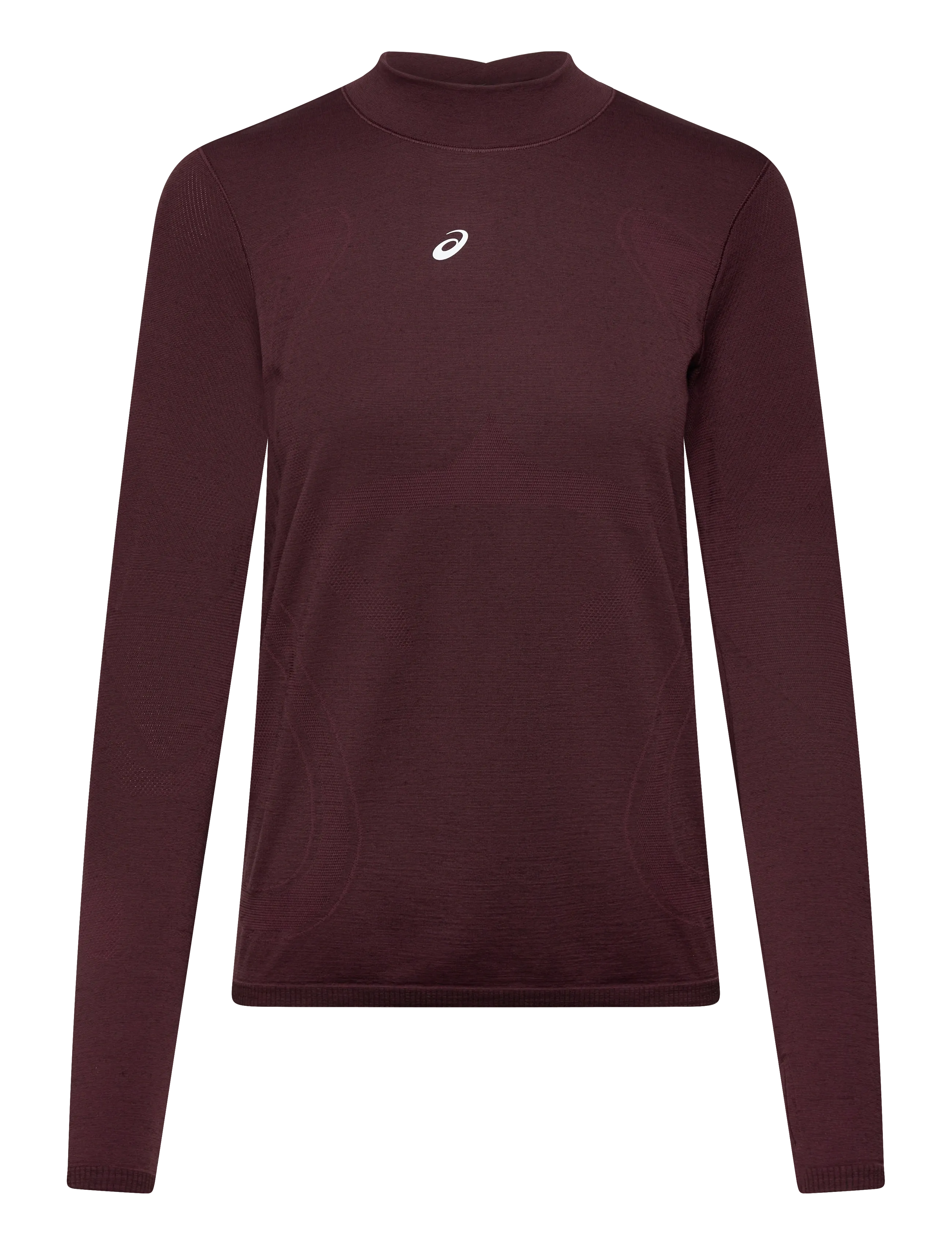 Asics ROAD WINTER SEAMLESS LS TOP - ASICS - DARK CURRANT / burgundy