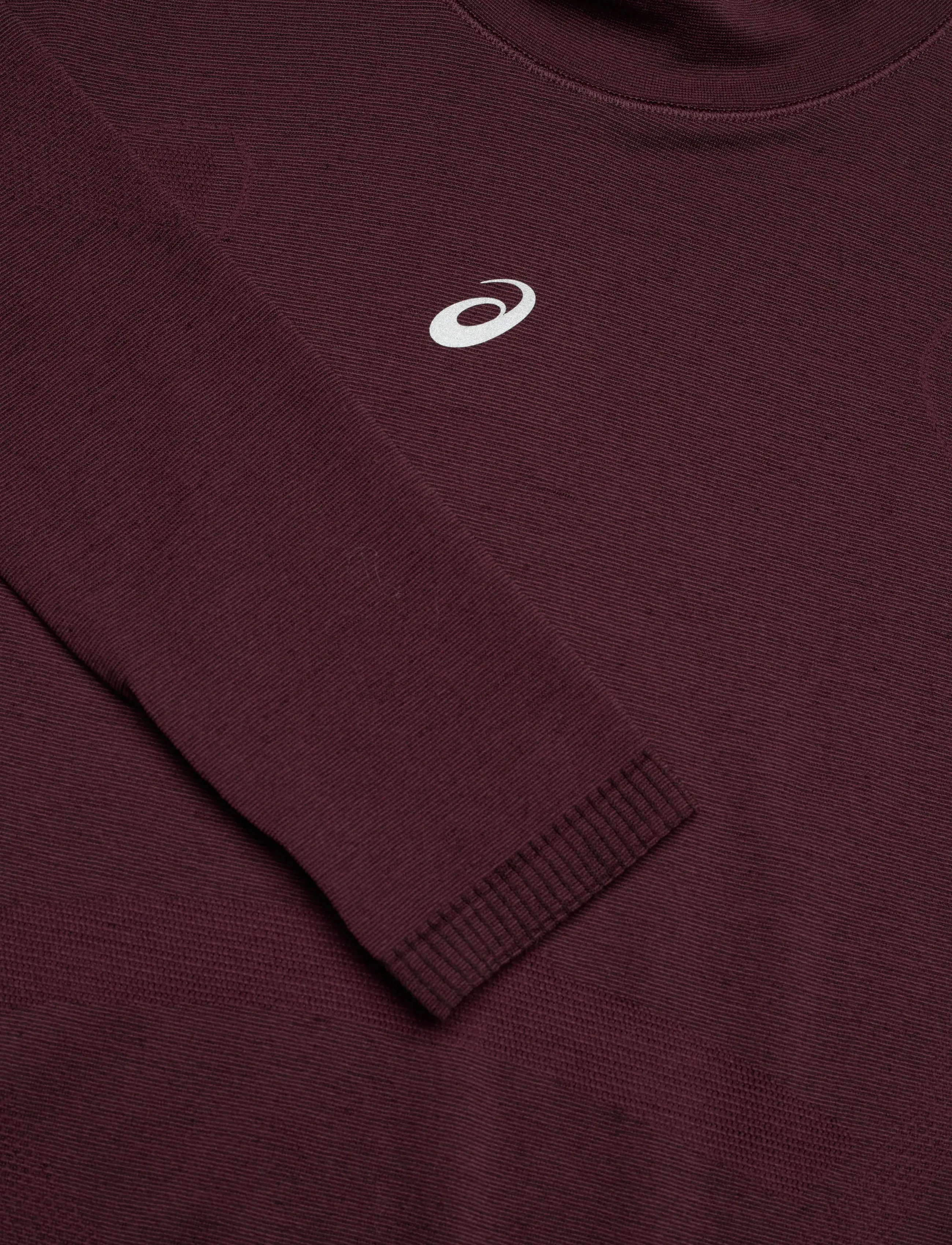 Asics - ROAD WINTER SEAMLESS LS TOP - långärmade tröjor - dark currant - 2