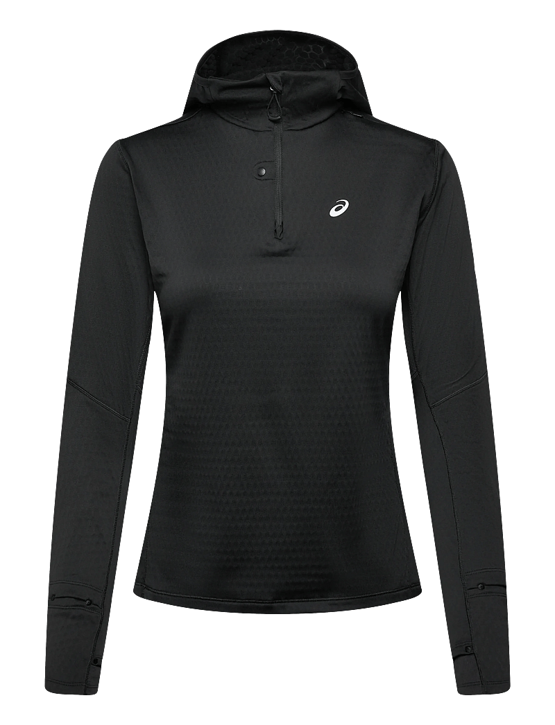 Asics - ROAD WINTER LS HOODIE - hoodies - performance black - 0