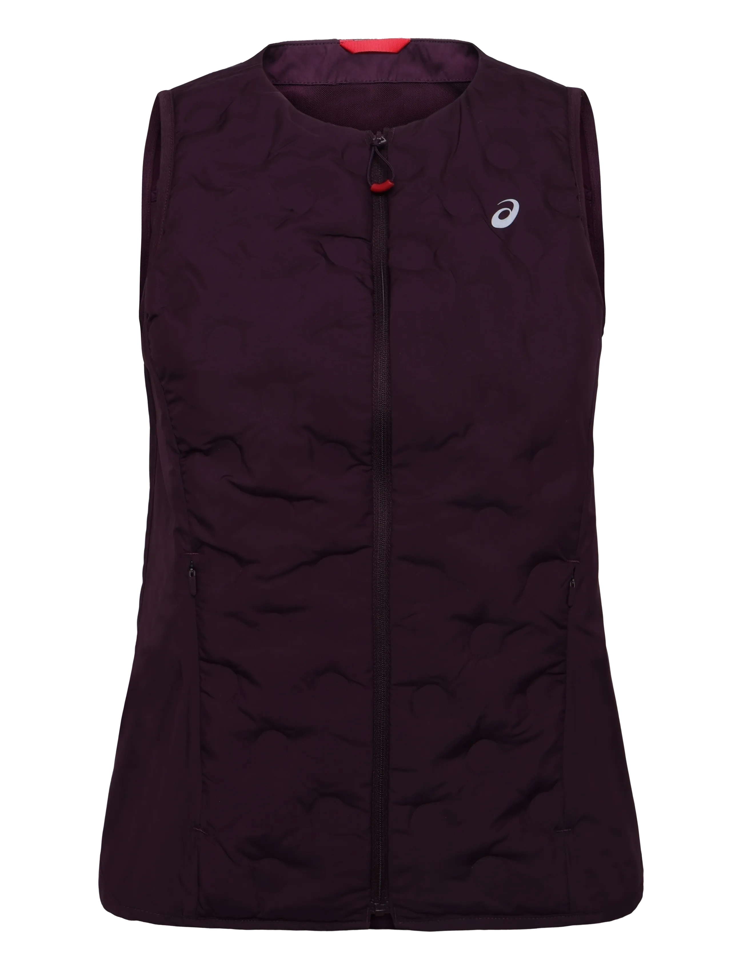 Asics NAGINO RUN PADDED GILET - Spring jackets - DARK AUBERGINE / purple