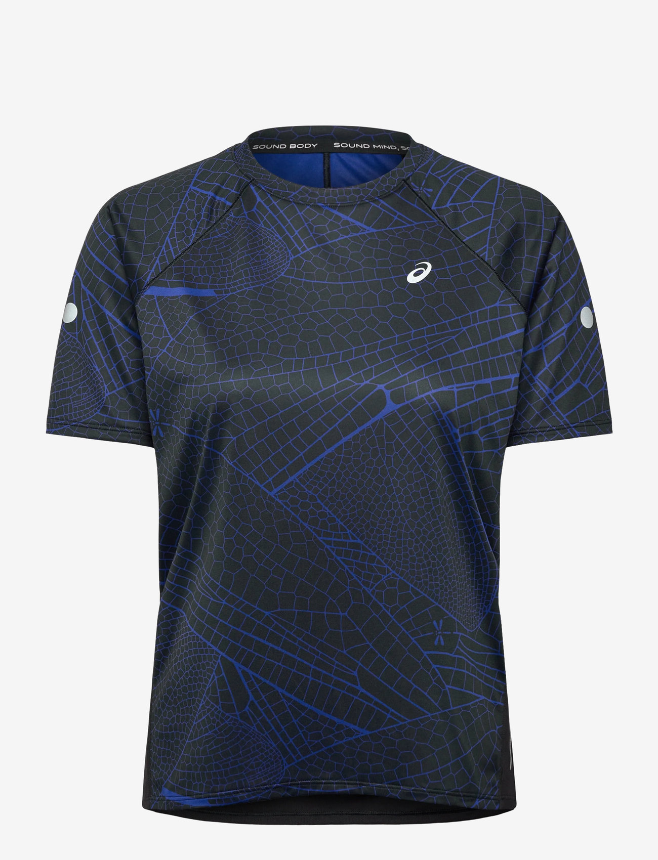 Asics - ROAD LITE-SHOW SS TOP - t-shirts - performance black/dark cobalt - 0