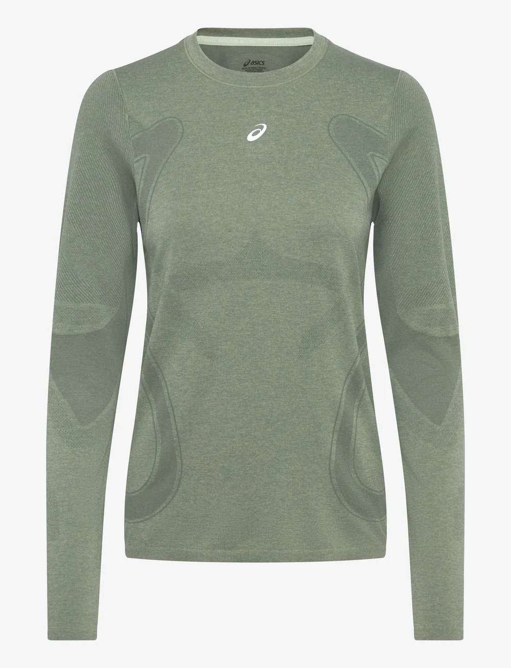 Asics - ROAD SEAMLESS LS TOP - longsleeved tops - monument blue/whisper green - 0