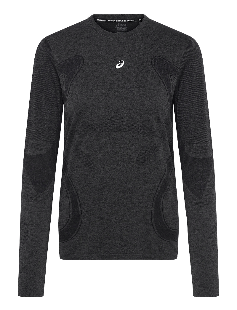 Asics - ROAD SEAMLESS LS TOP - langermede topper - performance black/graphite grey - 0