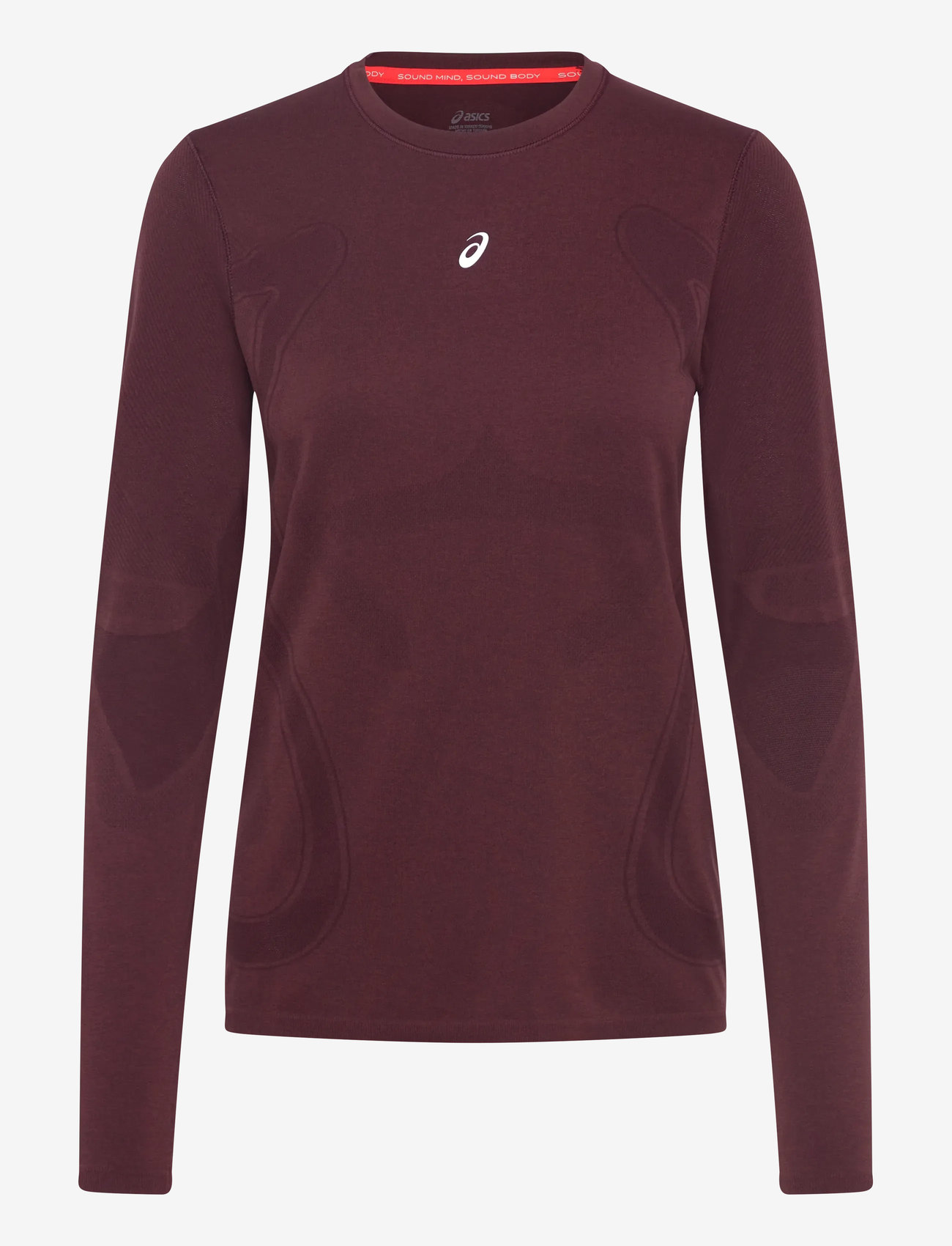 Asics - ROAD SEAMLESS LS TOP - langarmshirts - dark currant/port royal - 0