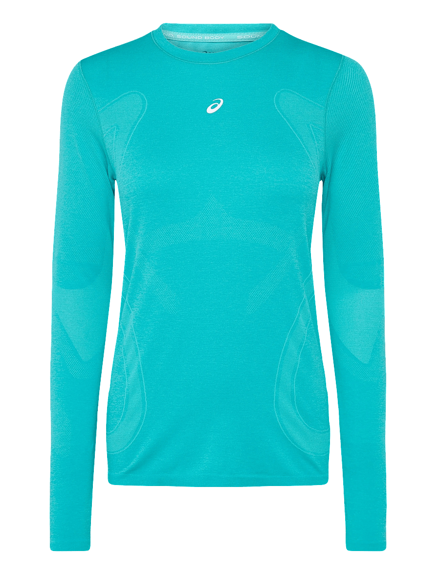 Asics - ROAD SEAMLESS LS TOP - långärmade tröjor - energy aqua - 0