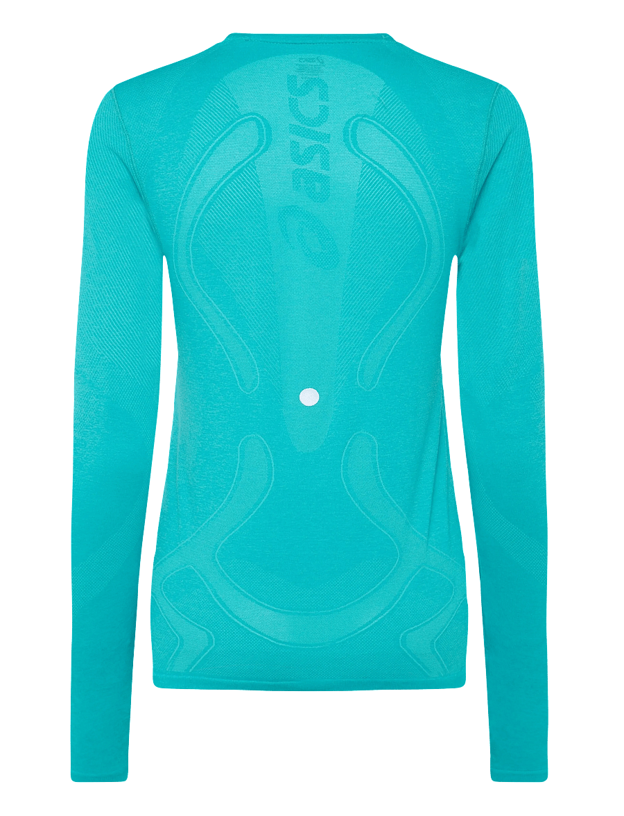 Asics - ROAD SEAMLESS LS TOP - långärmade tröjor - energy aqua - 1