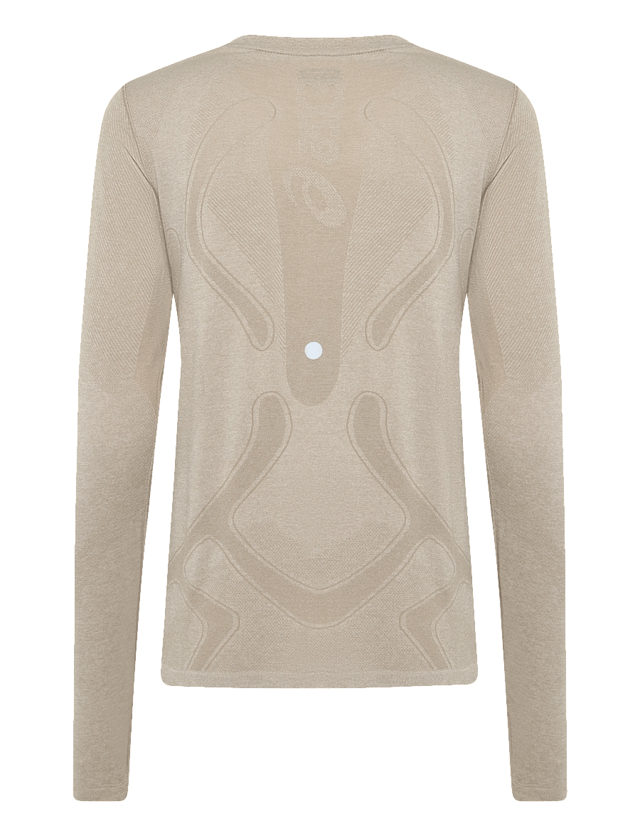Asics - ROAD SEAMLESS LS TOP - pikkade varrukatega alussärgid - greige - 2