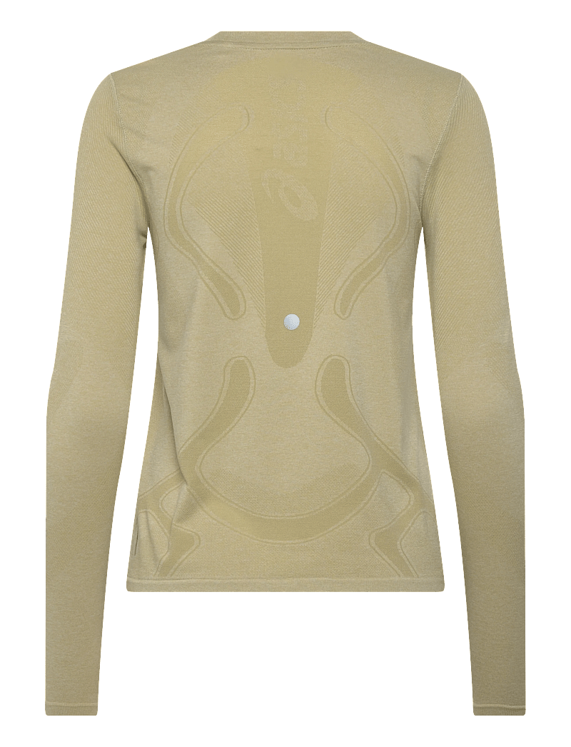Asics - ROAD SEAMLESS LS TOP - pikkade varrukatega alussärgid - khaki/cream - 1