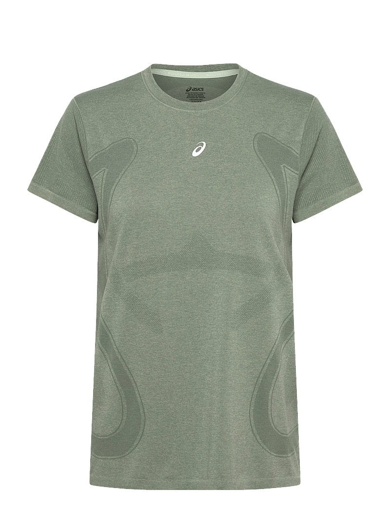 Asics - ROAD SEAMLESS SS TOP - t-shirts - monument blue/whisper green - 0