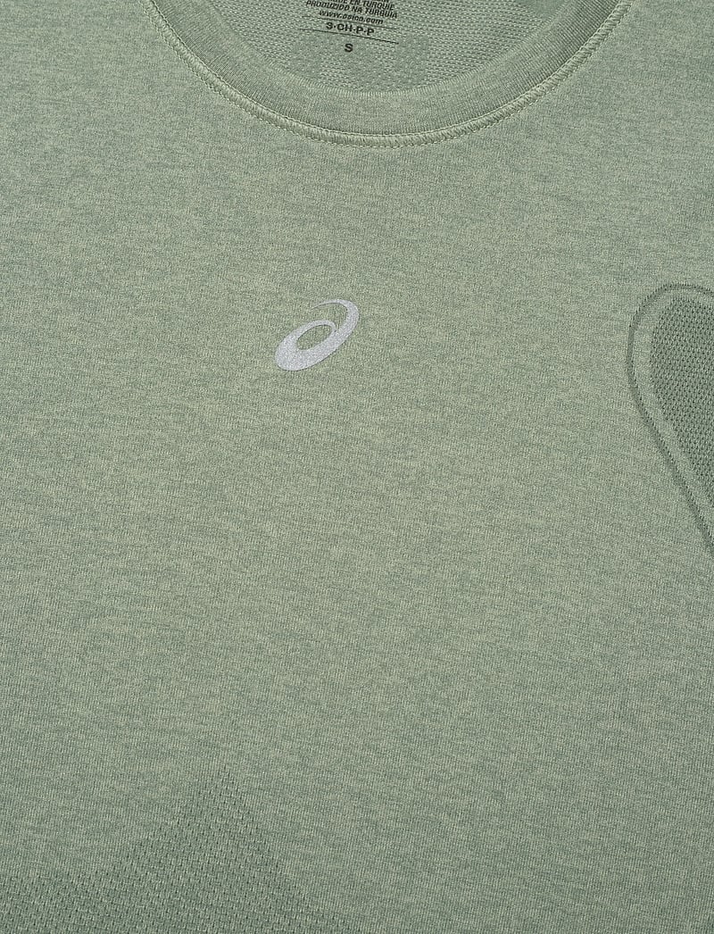 Asics - ROAD SEAMLESS SS TOP - t-shirts - monument blue/whisper green - 2