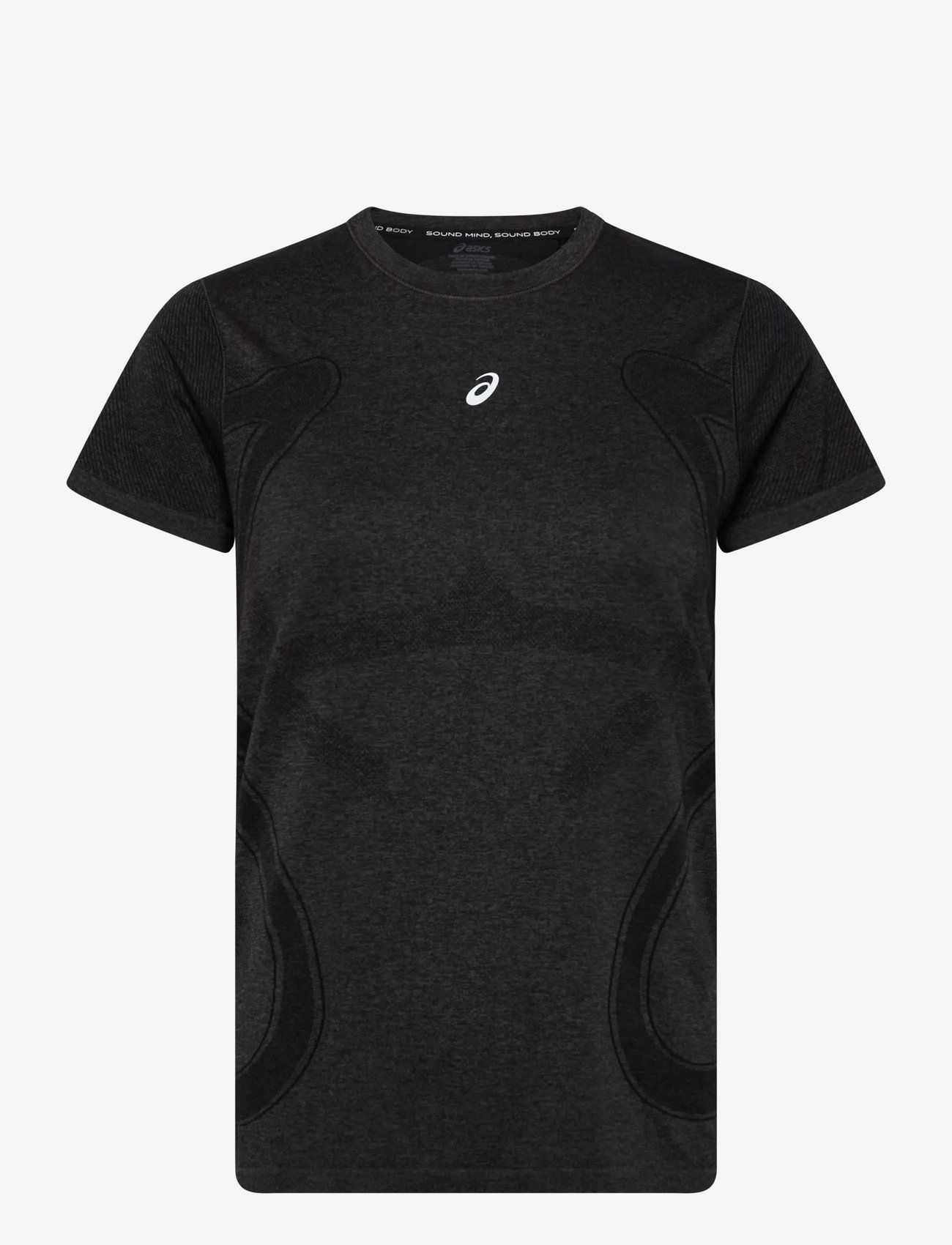 Asics - ROAD SEAMLESS SS TOP - t-shirts - performance black/graphite grey - 0