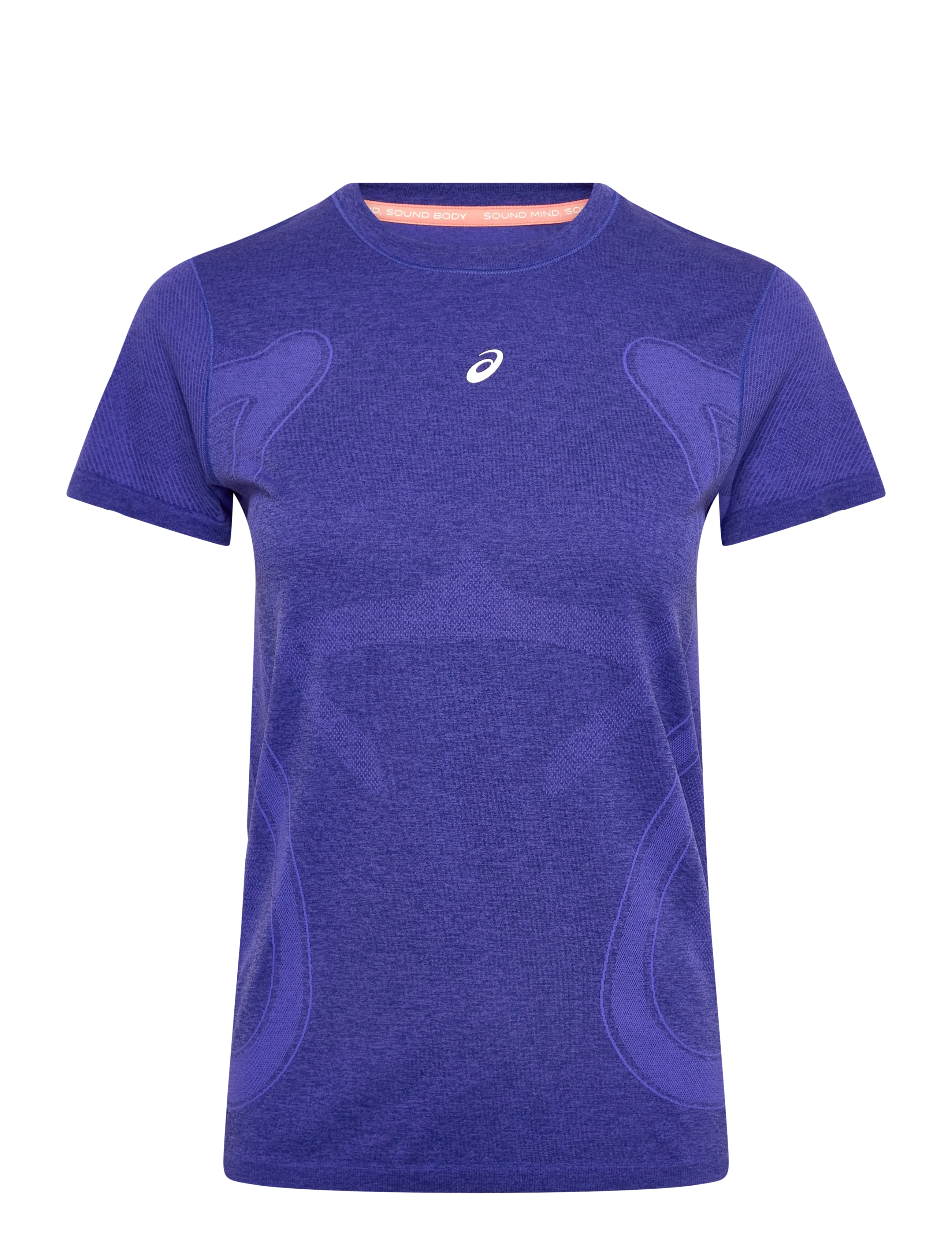 Asics ROAD SEAMLESS SS TOP - ASICS - COBALT BURST/EGGPLANT / purple