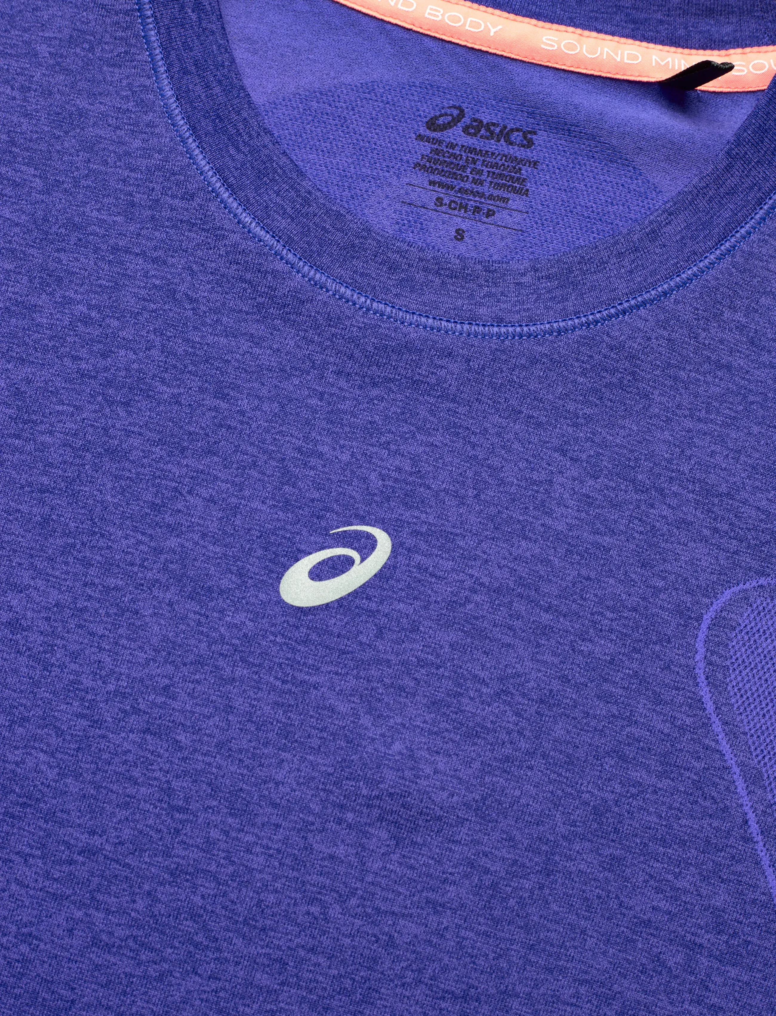Asics - ROAD SEAMLESS SS TOP - t-särgid - cobalt burst/eggplant - 2