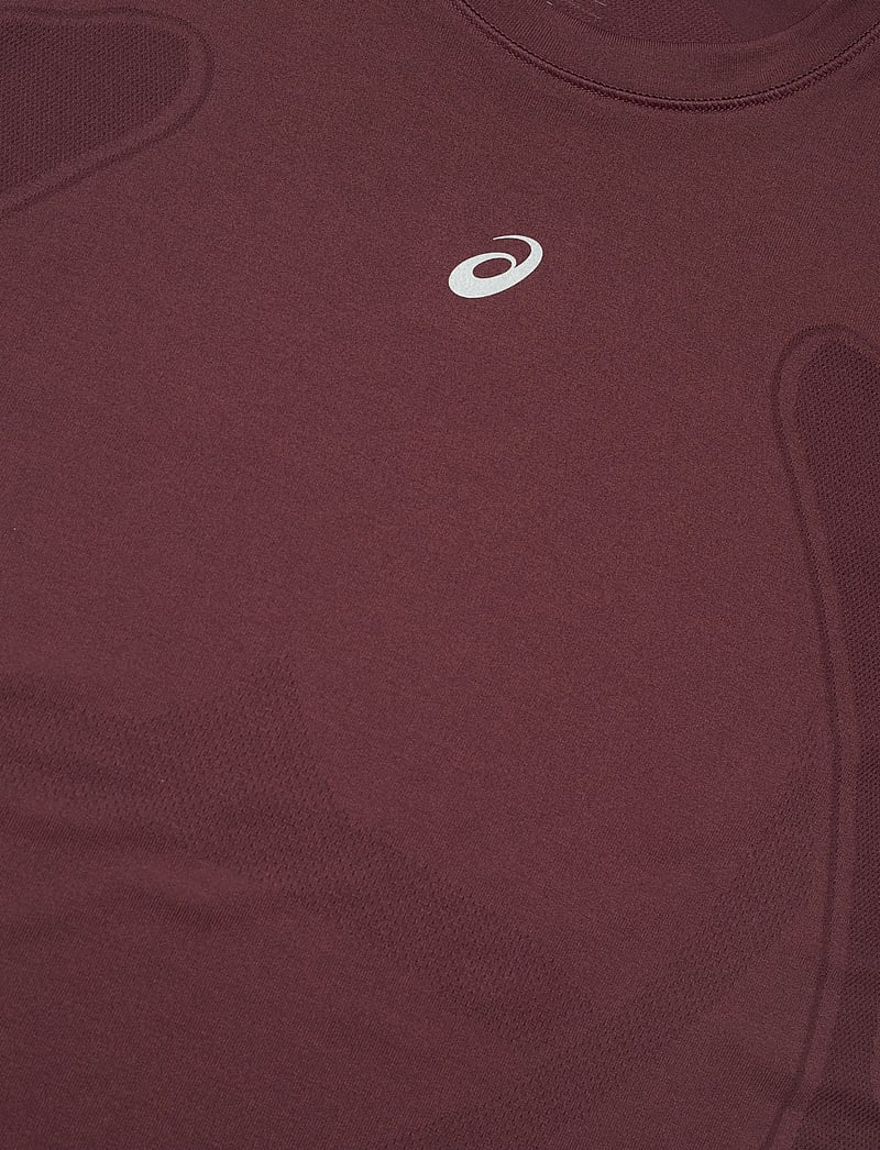 Asics - ROAD SEAMLESS SS TOP - t-shirts - dark currant/port royal - 2