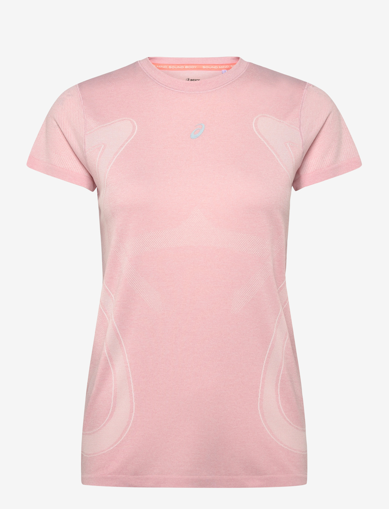 Asics - ROAD SEAMLESS SS TOP - t-shirts - morganite/crystal pink - 0