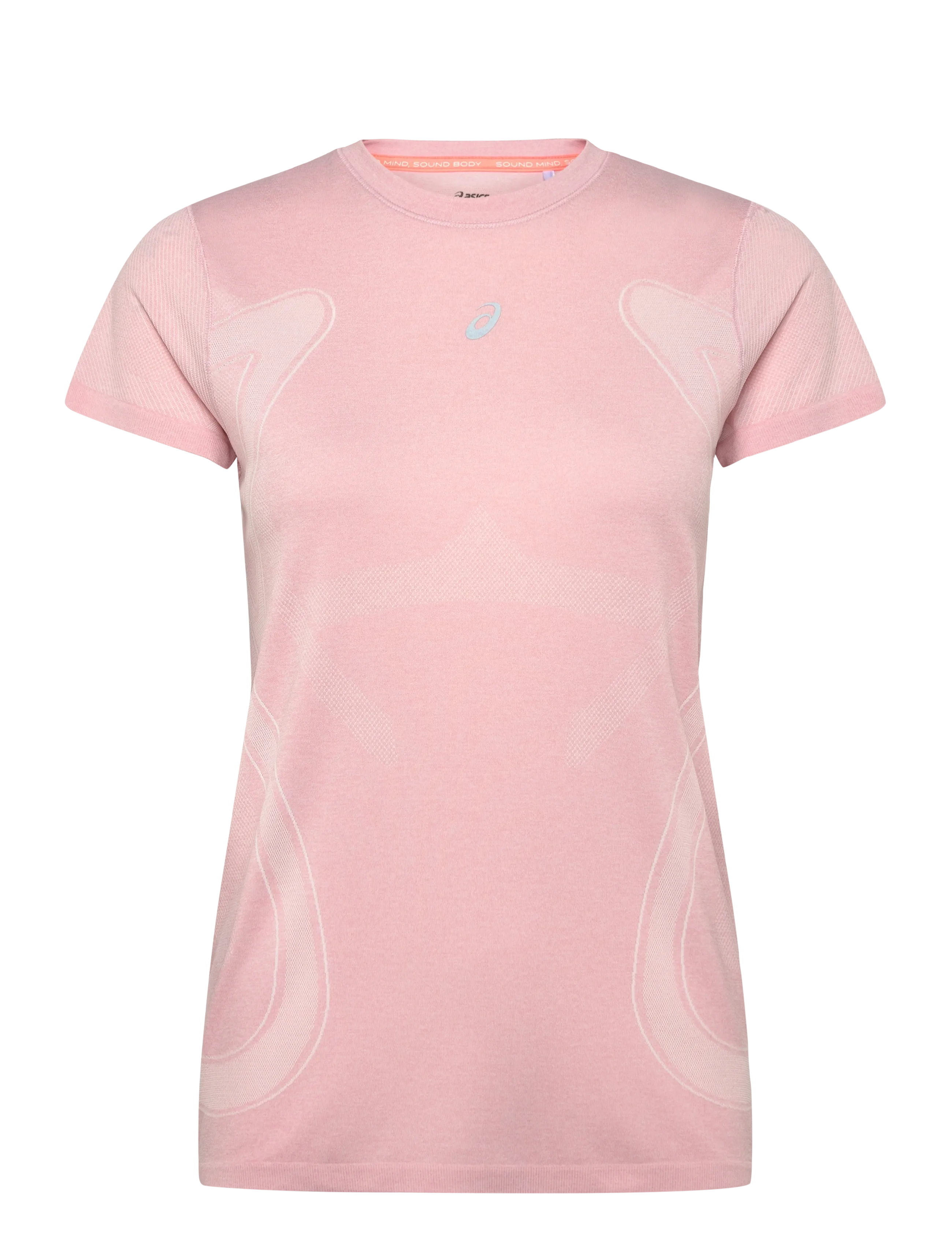 ROAD SEAMLESS SS TOP - MORGANITE/CRYSTAL PINK