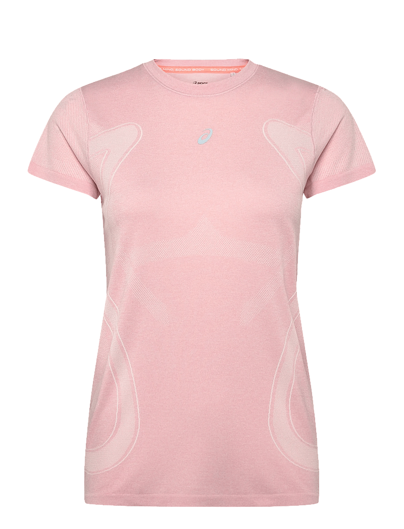 Asics - ROAD SEAMLESS SS TOP - t-shirts - morganite/crystal pink - 0