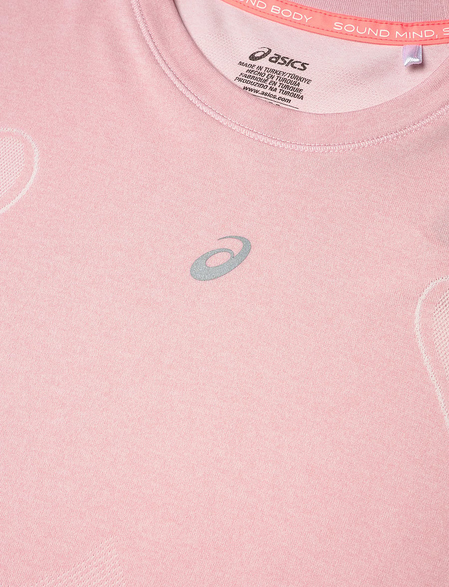 Asics - ROAD SEAMLESS SS TOP - t-särgid - morganite/crystal pink - 2