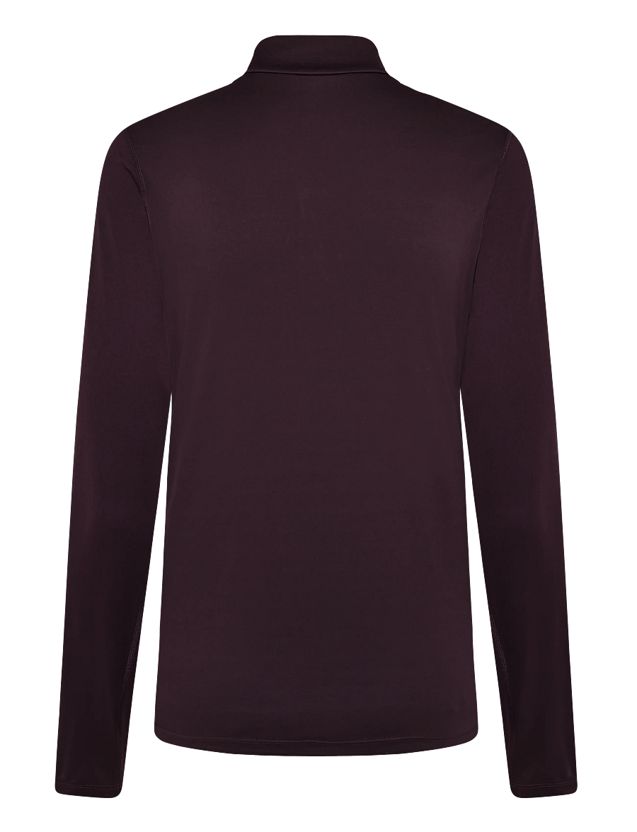 Asics - ASICS CORE LS 1/2 ZIP WINTER TOP - oberteile - dark aubergine - 1