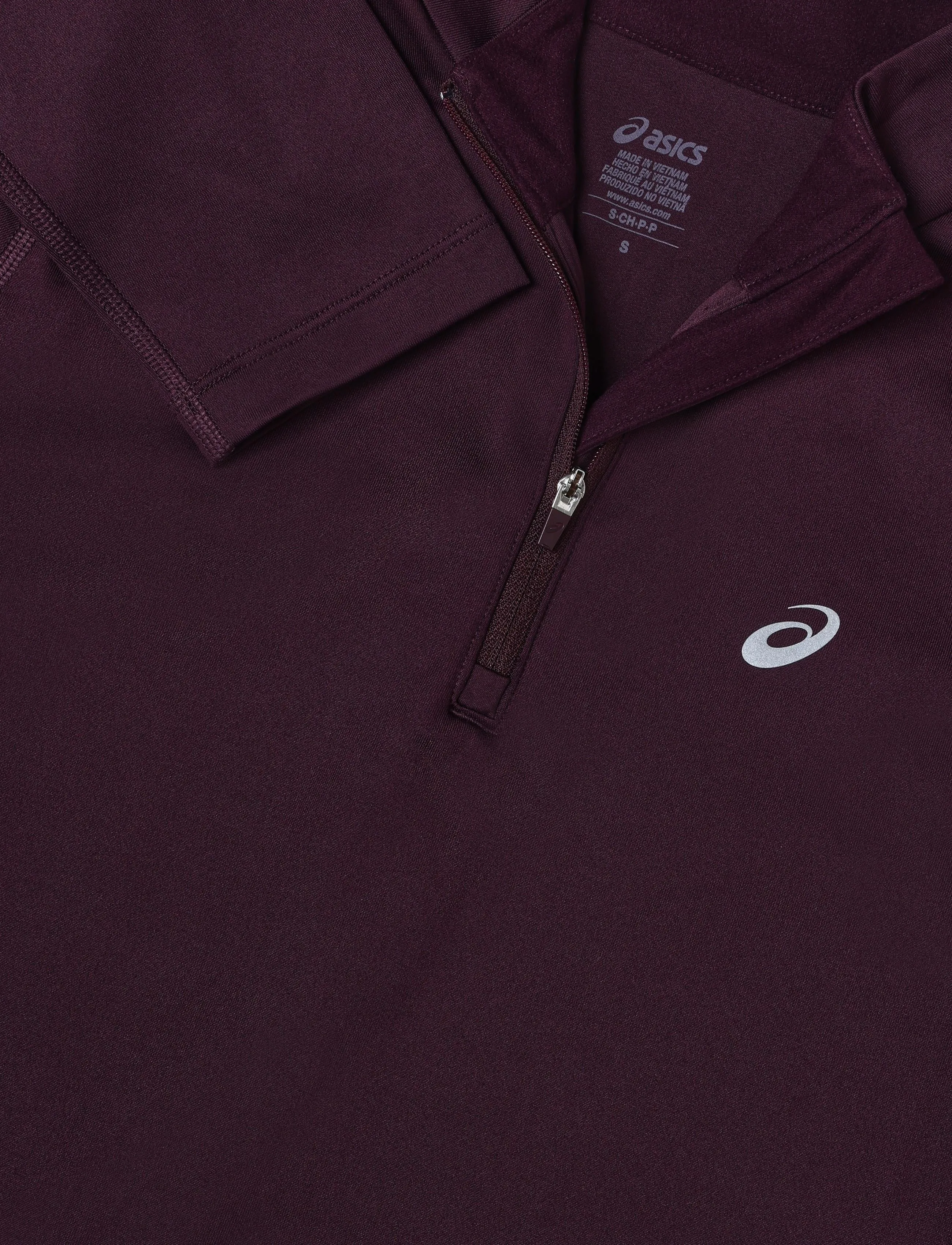 Asics - ASICS CORE LS 1/2 ZIP WINTER TOP - oberteile - dark aubergine - 2