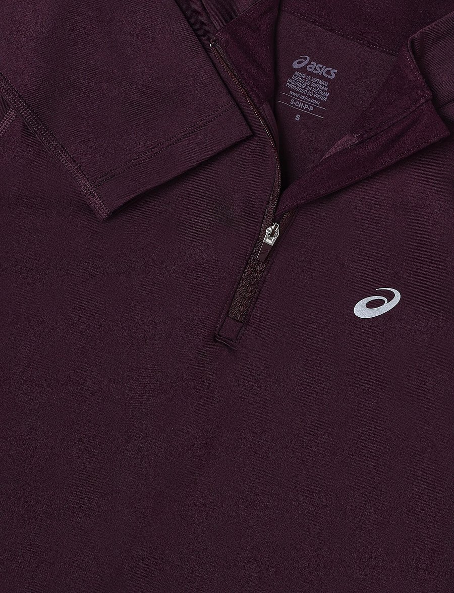 Asics - ASICS CORE LS 1/2 ZIP WINTER TOP - oberteile - dark aubergine - 2