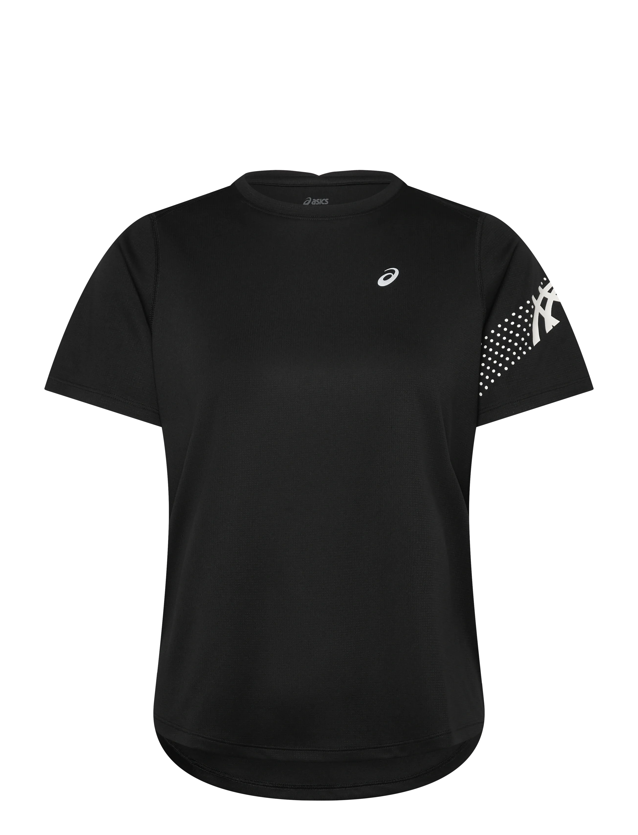 Asics Icon Ss Top, M, Black, Sports Overdele & T-shirts > Sport T-shirts, Dame
