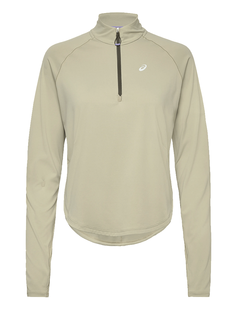 Asics - NAGINO RUN 1/4 ZIP LS TOP - oberteile - khaki - 0