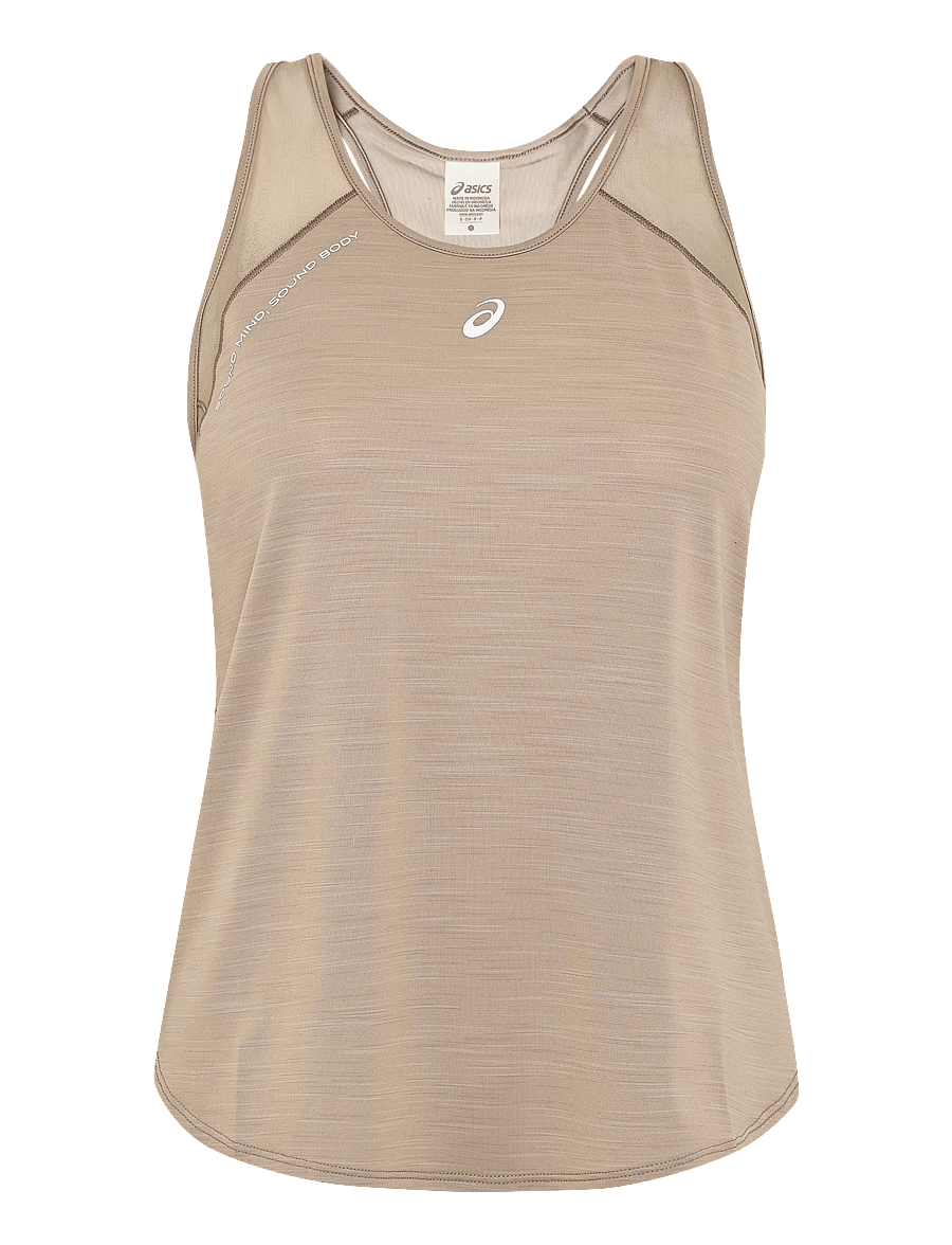 Asics - ROAD TANK - tank tops - greige - 0