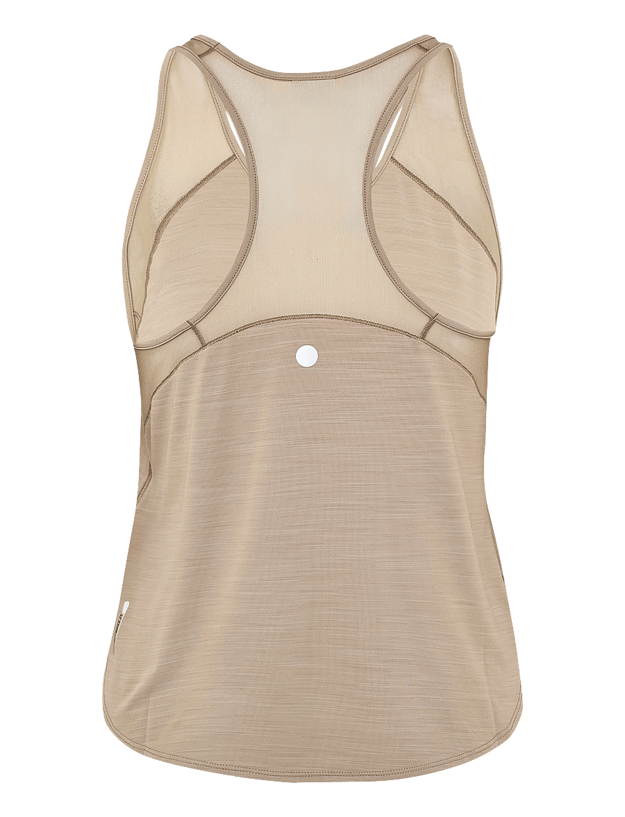 Asics - ROAD TANK - tank tops - greige - 1