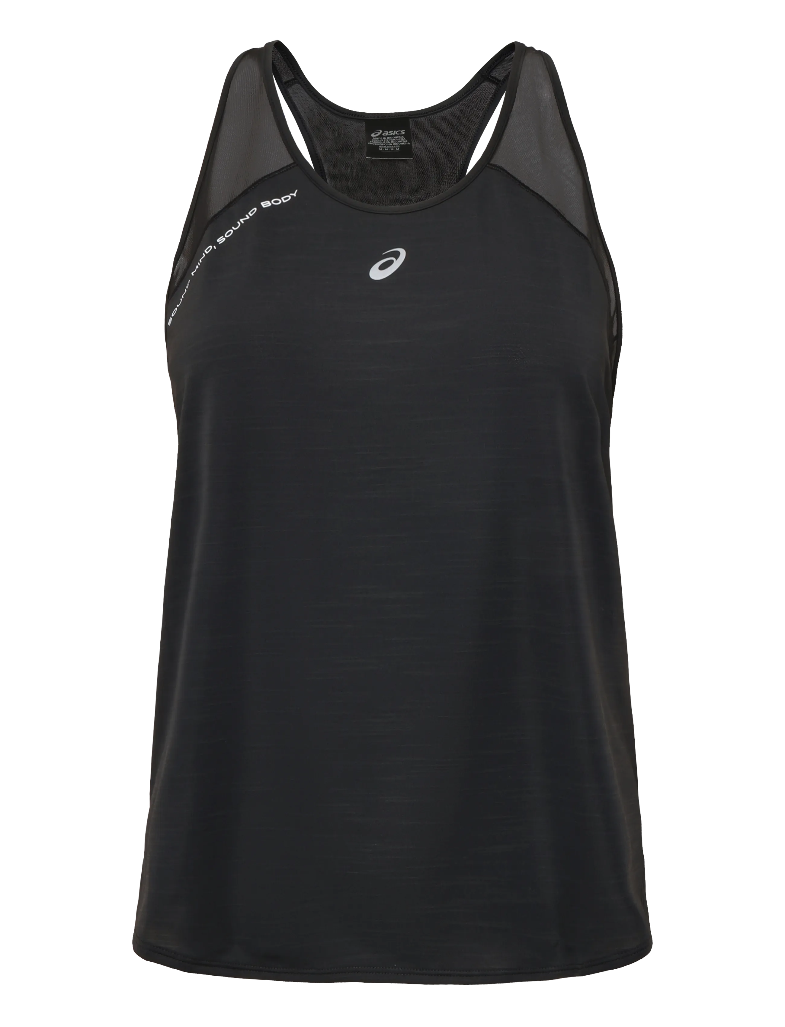 Asics Road Tank, XL, Black, Sports Overdele & T-shirts > Sport Tank Overdele, Dame