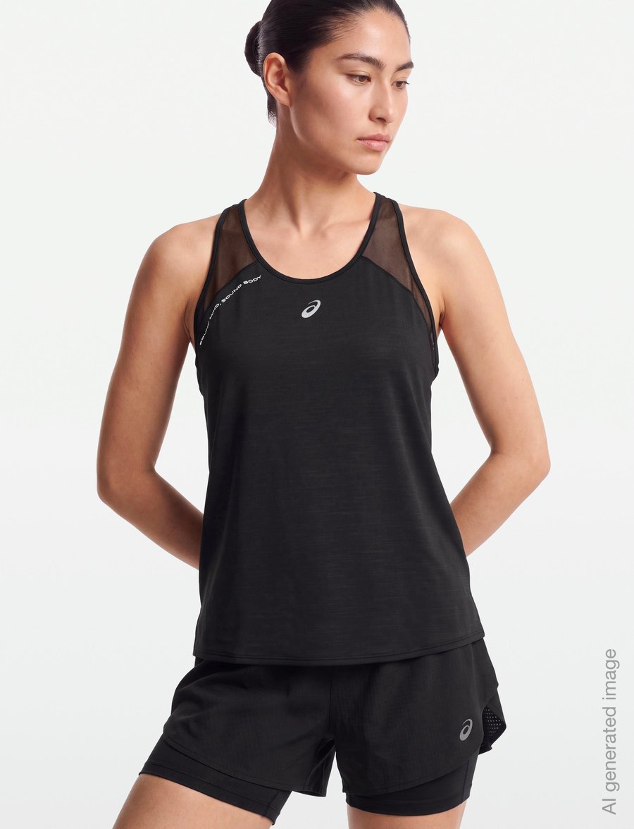 Asics - ROAD TANK - tank tops - performance black - 3